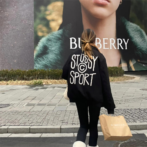 스투시 스포츠 자켓 블랙 상품 이미지