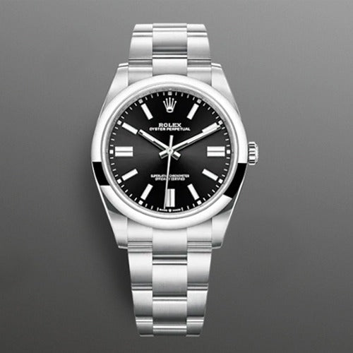 로렉스 오이스터 퍼페츄얼 블랙 41MM 상품 이미지