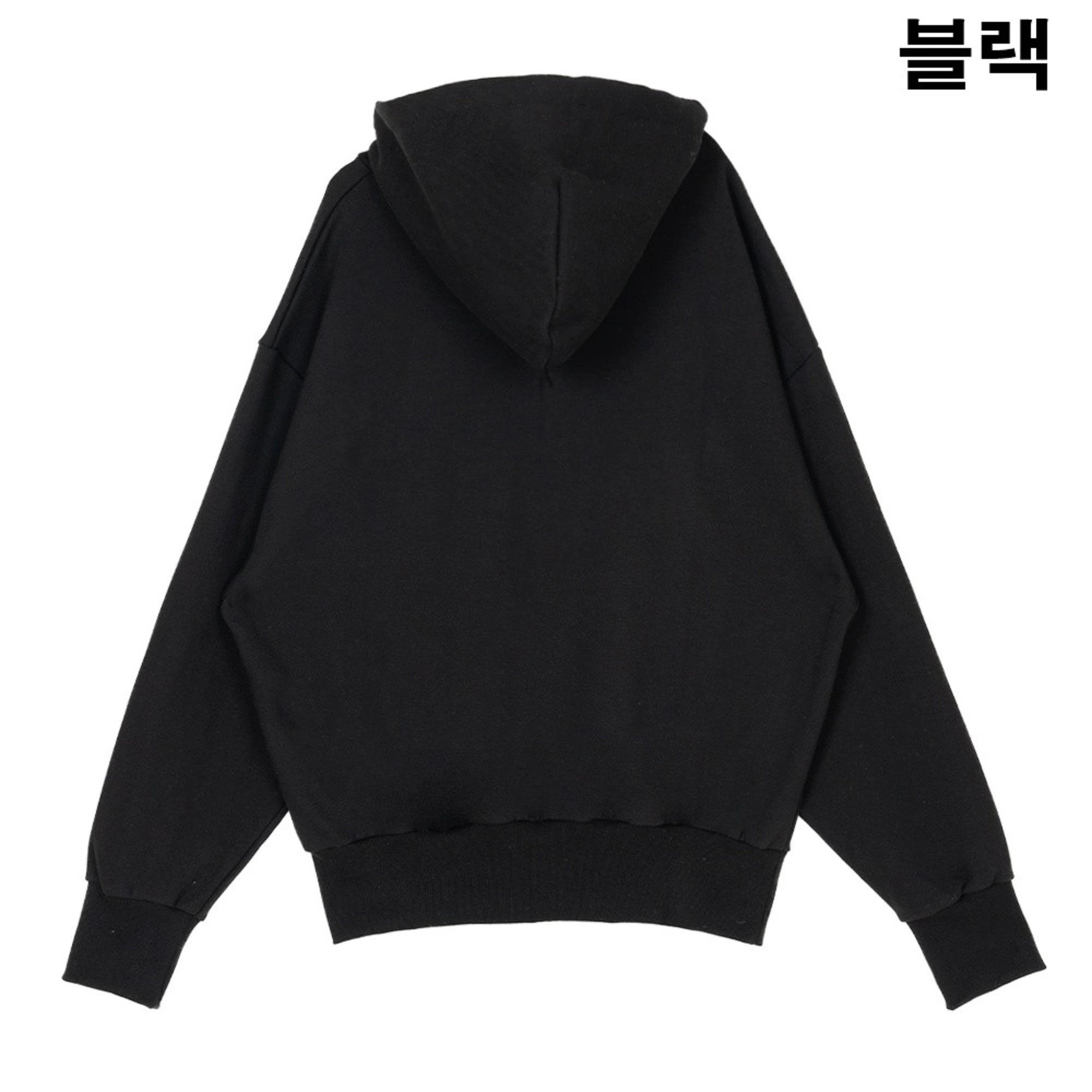 아미 하트로고 자수 후드 티셔츠 디테일 이미지