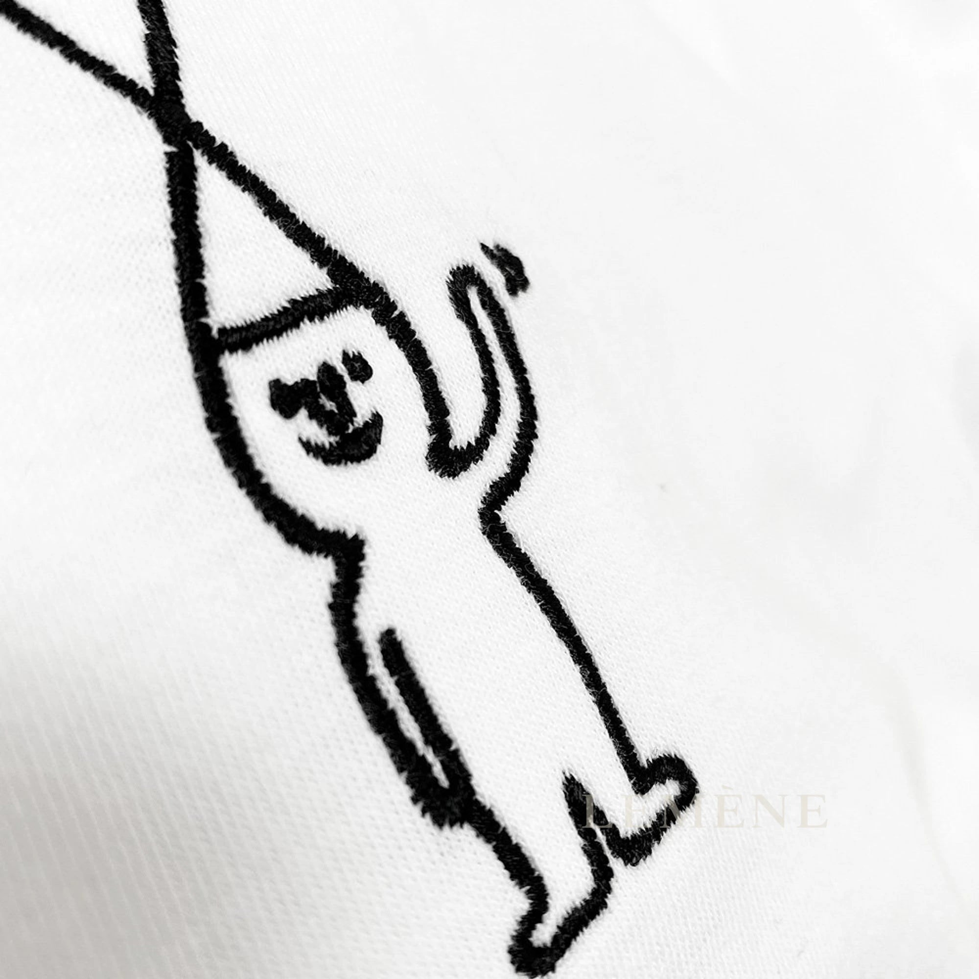 아미 X 장 줄리앙 반팔 티셔츠 디테일 이미지