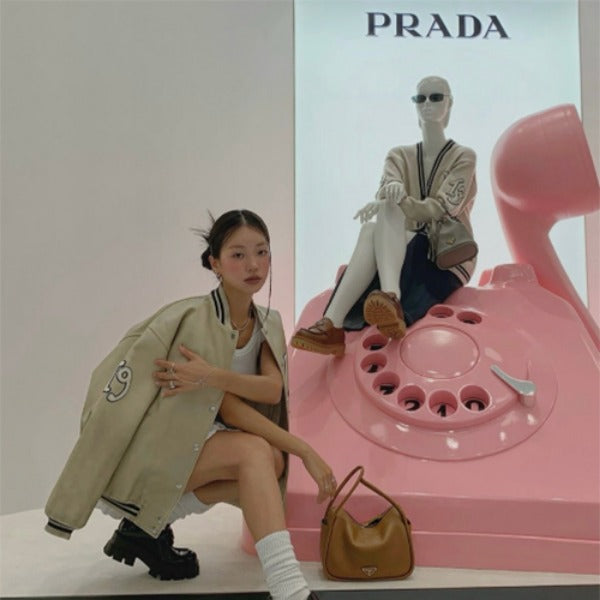 프라다 달링 레더 핸드백 상품 이미지
