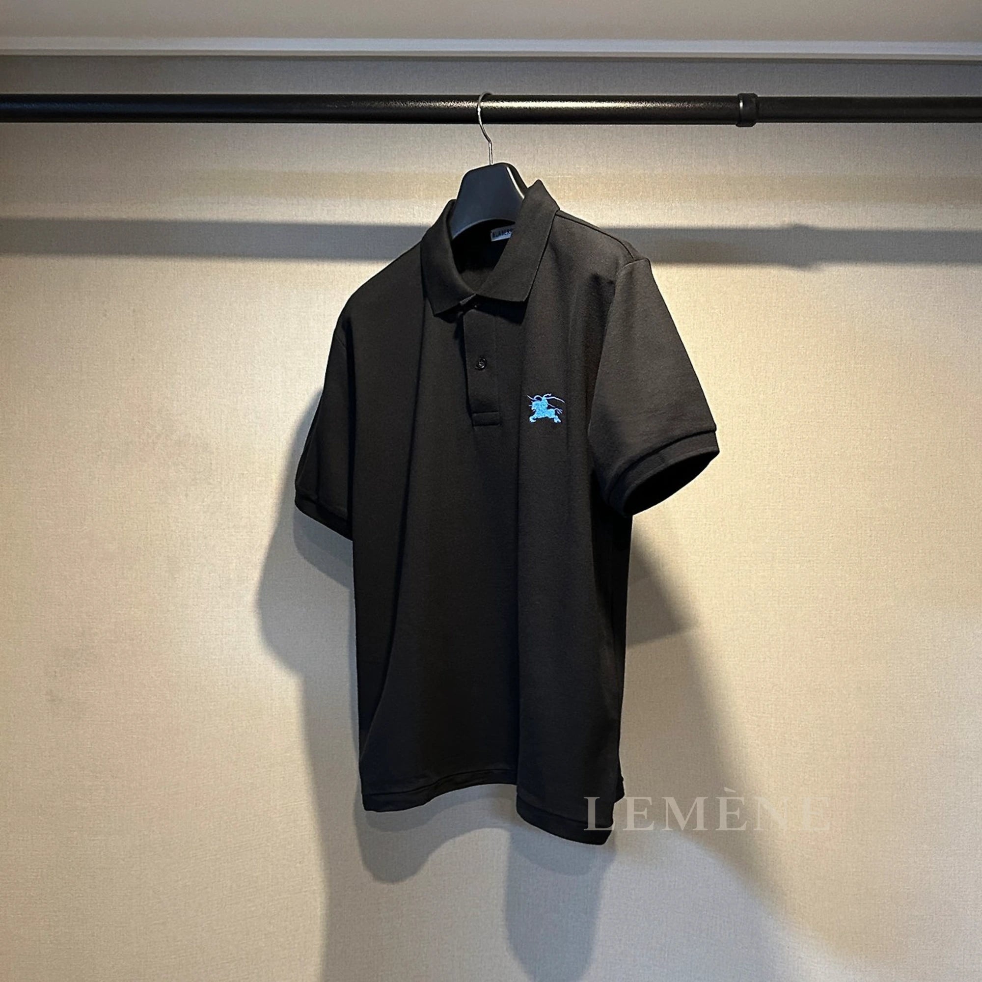 버버리 기마 자수 폴로 반팔 티셔츠 디테일 이미지
