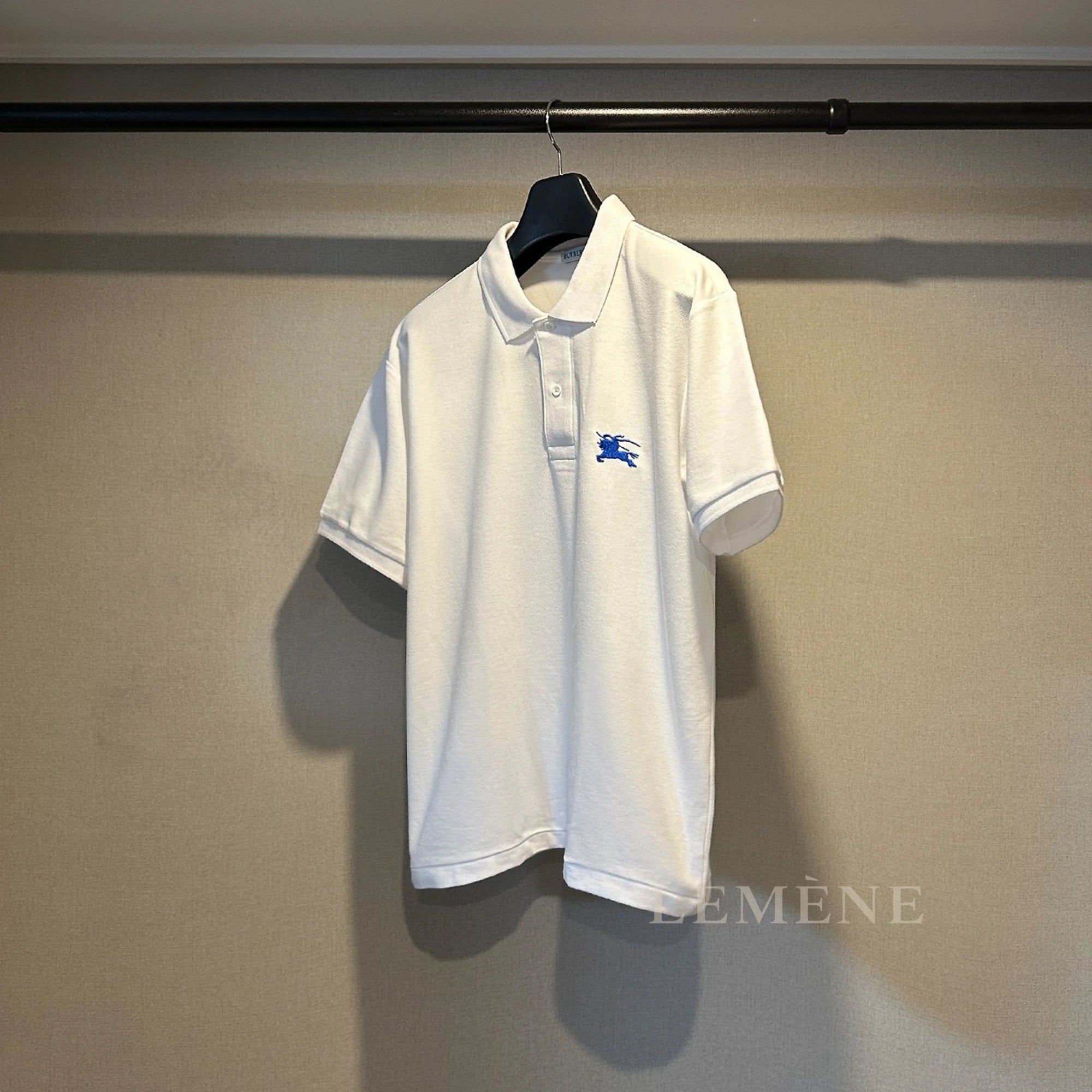 버버리 기마 자수 폴로 반팔 티셔츠 디테일 이미지