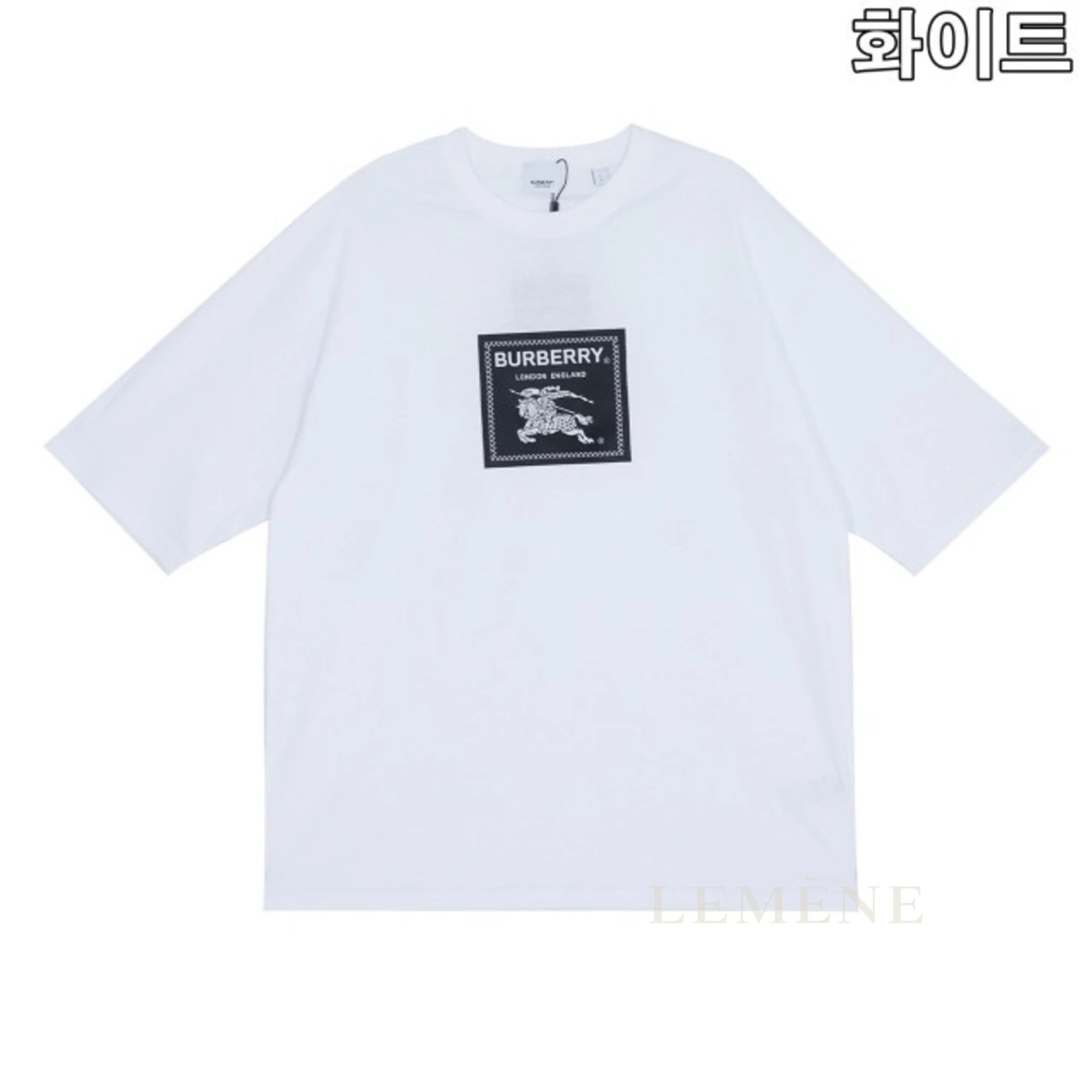 버버리 프로섬 라벨 반팔 티셔츠 디테일 이미지