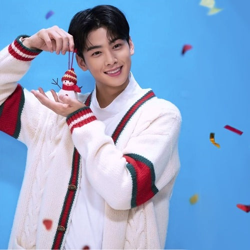 구찌 오버사이즈 케이블 니트 가디건 화이트 상품 이미지