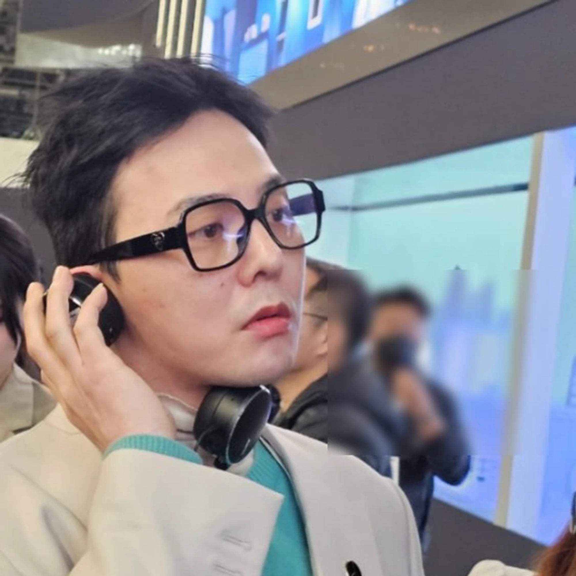 샤넬 CH3438 C501 안경 A71470 착용 이미지