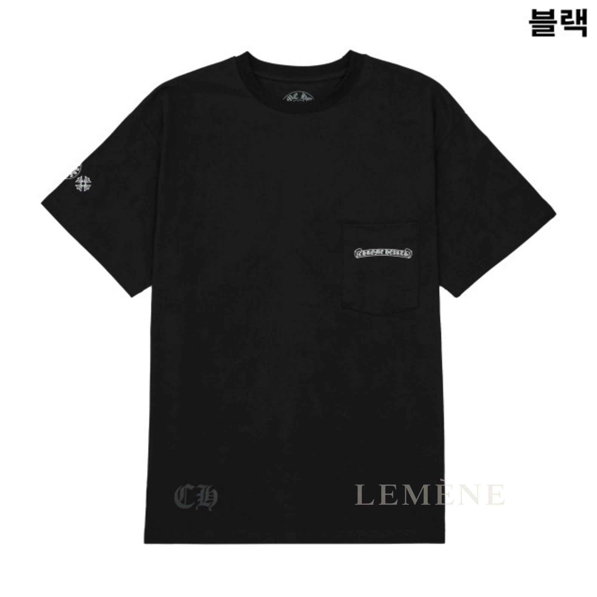 크롬하츠 멀티 컬러 크로스 반팔 티셔츠 디테일 이미지