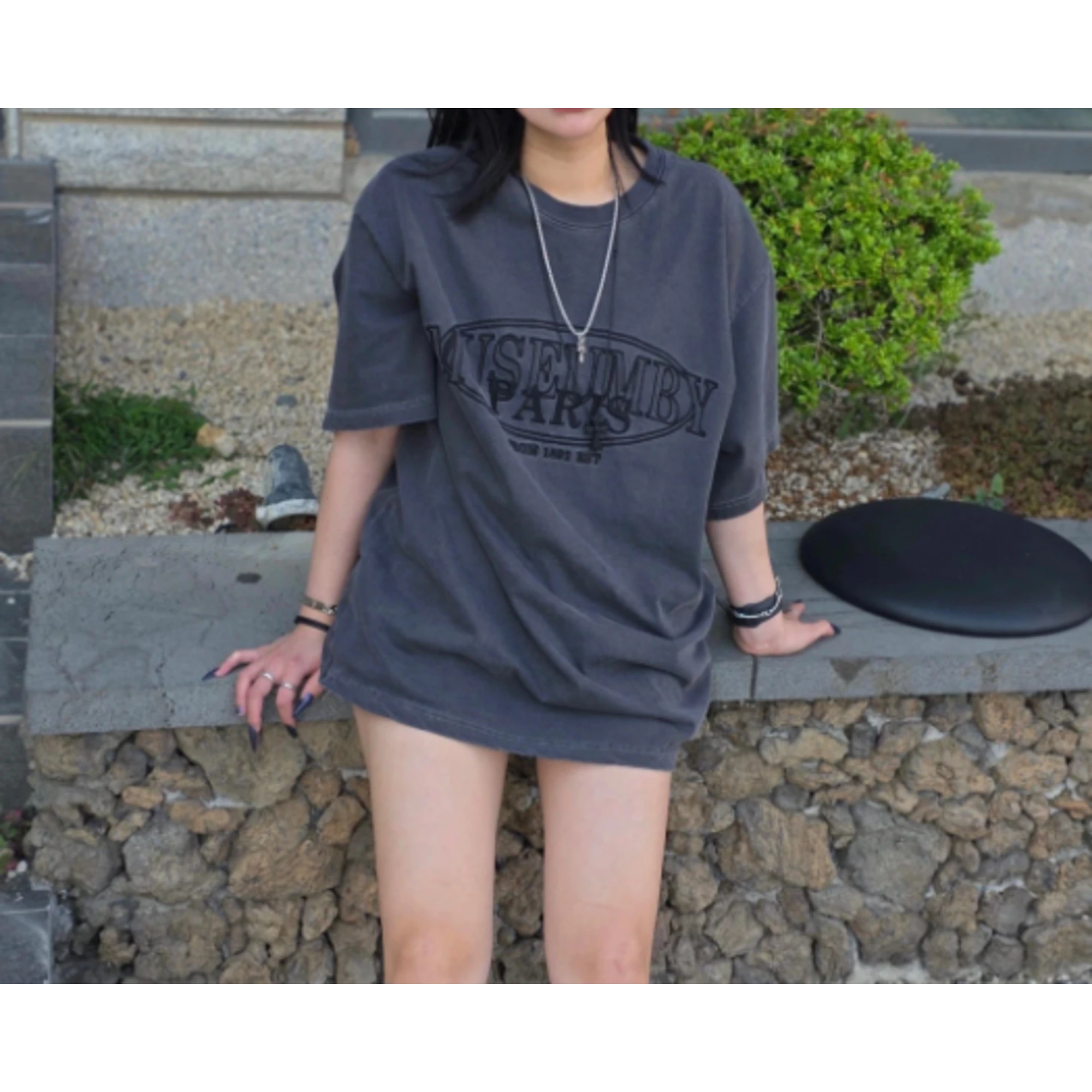 크롬하츠 실리크롬 CH 크로스 펜던트 착용 이미지