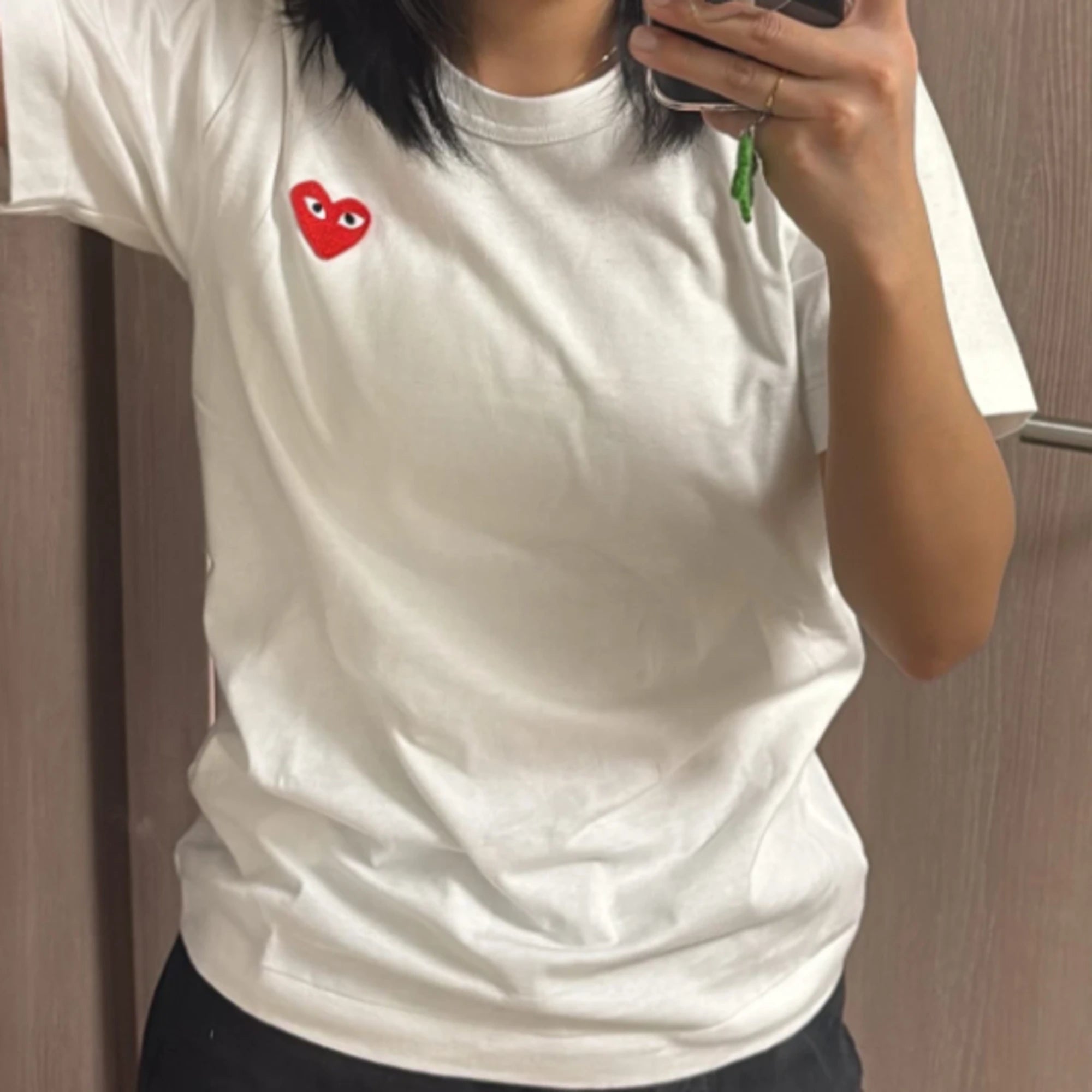 꼼데가르송 와펜 반팔 티셔츠 착용 이미지