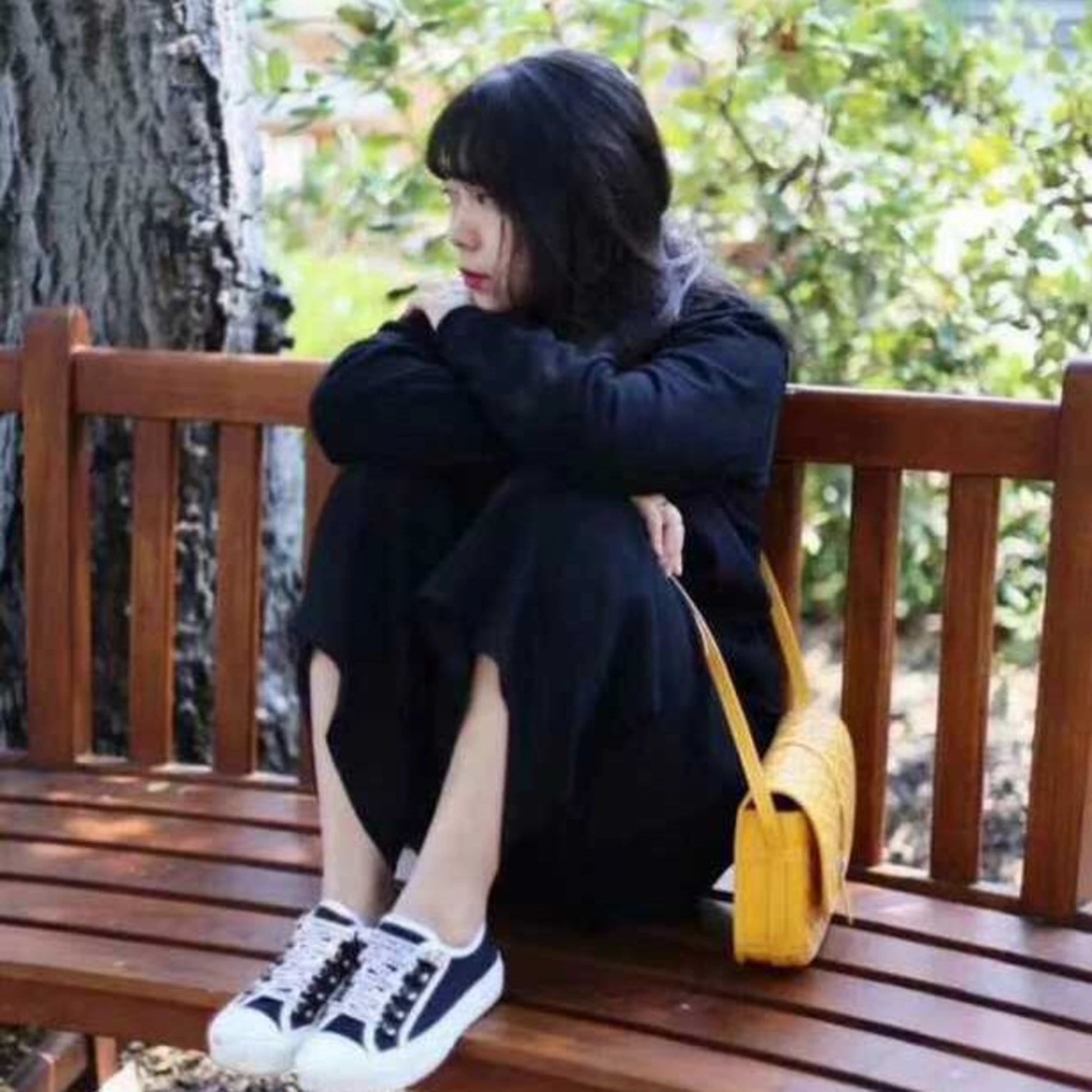 고야드 벨베데르 PM 백 착용 이미지