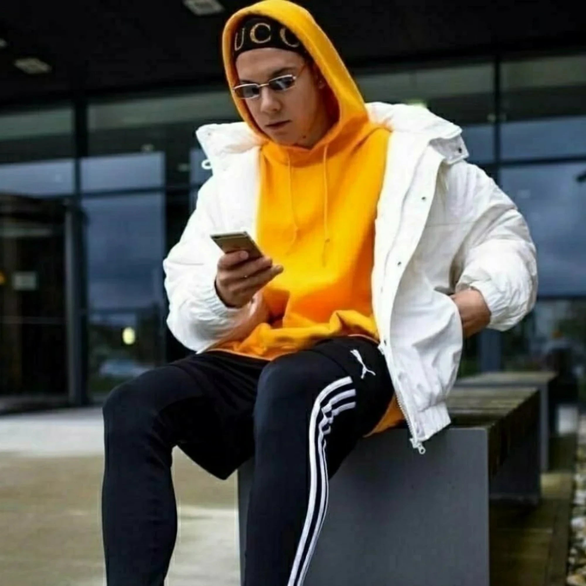 구찌 엘라스틱 헤어 밴드 착용 이미지