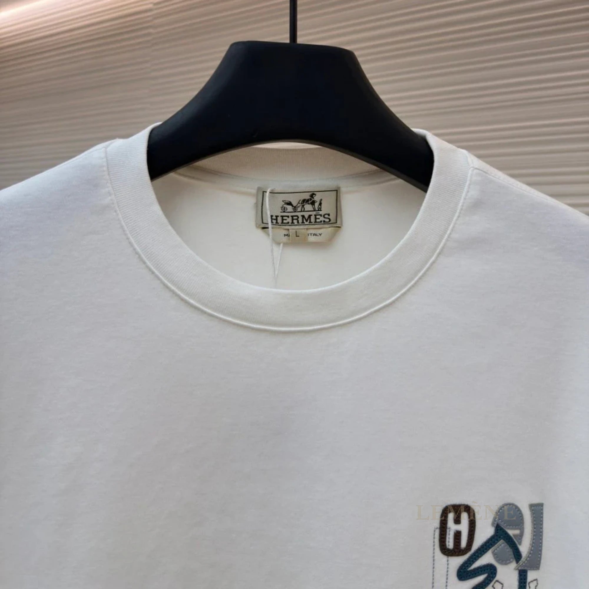 에르메스 H 퍼즐 반팔 티셔츠 디테일 이미지