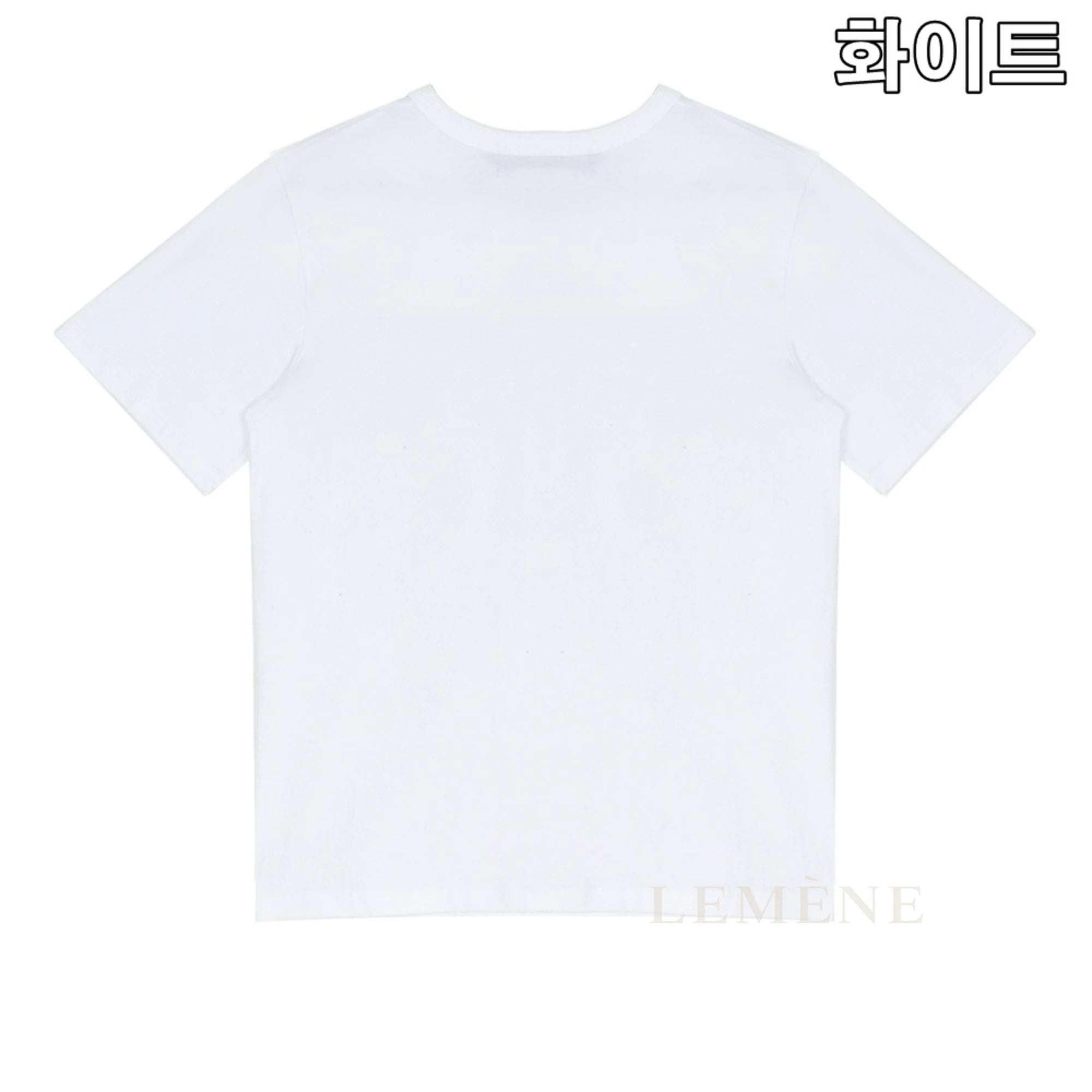 메종키츠네 더블 폭스헤드 반팔 티셔츠 BU00103KJ0008 디테일 이미지