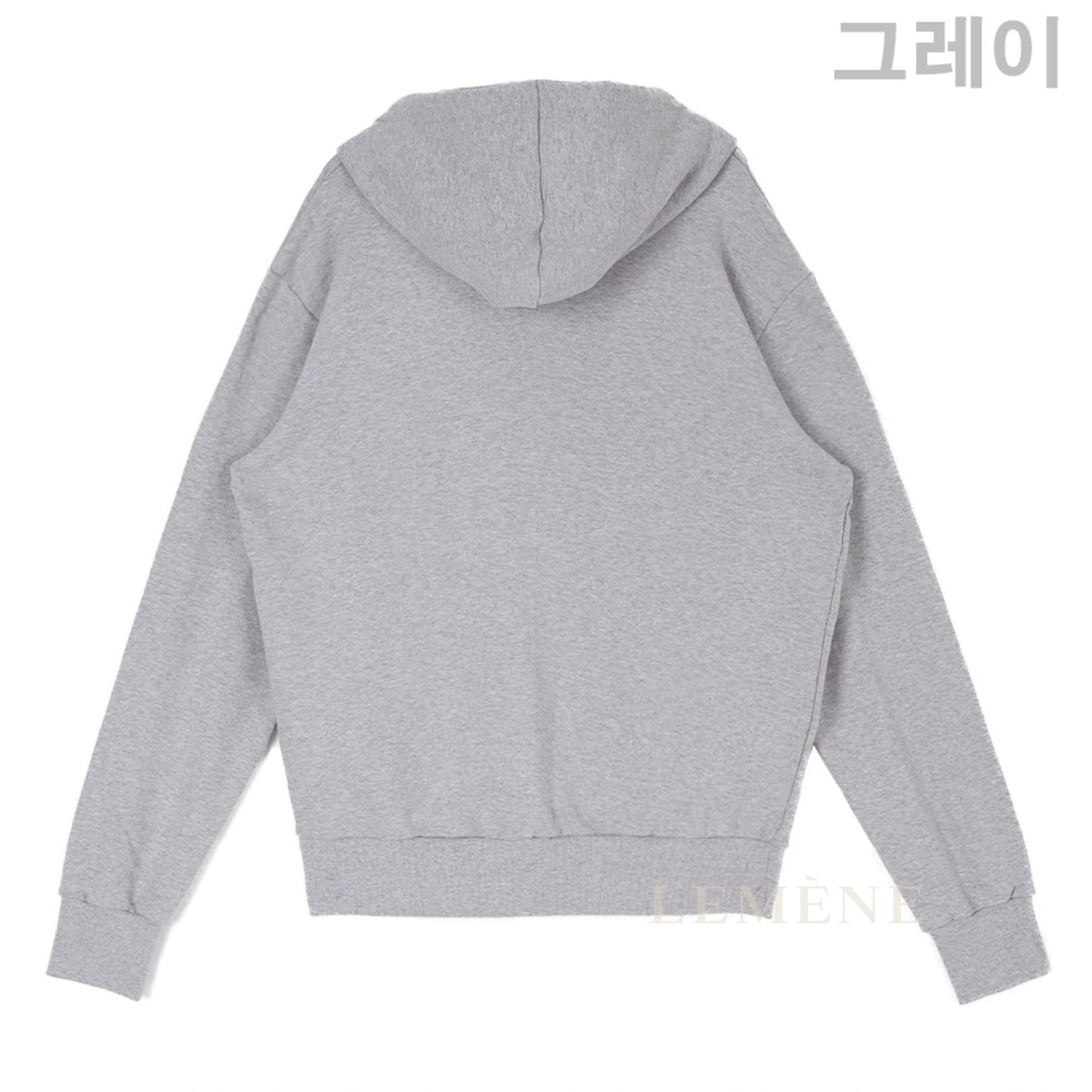 메종키츠네 더블폭스 후드 티셔츠 EU00353KM0001 디테일 이미지