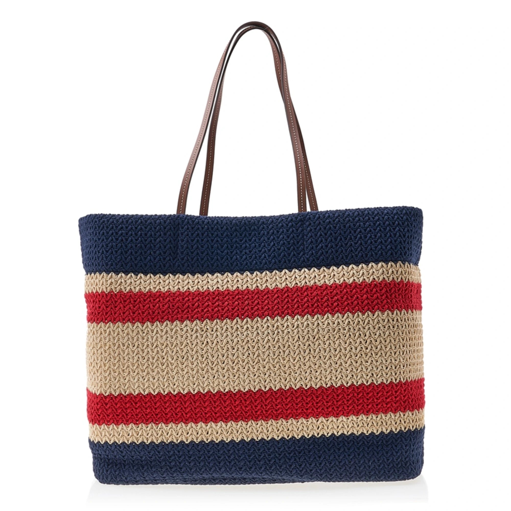 미우미우 라피아 이펙트 우븐 토트백 5BG228 상품 이미지
