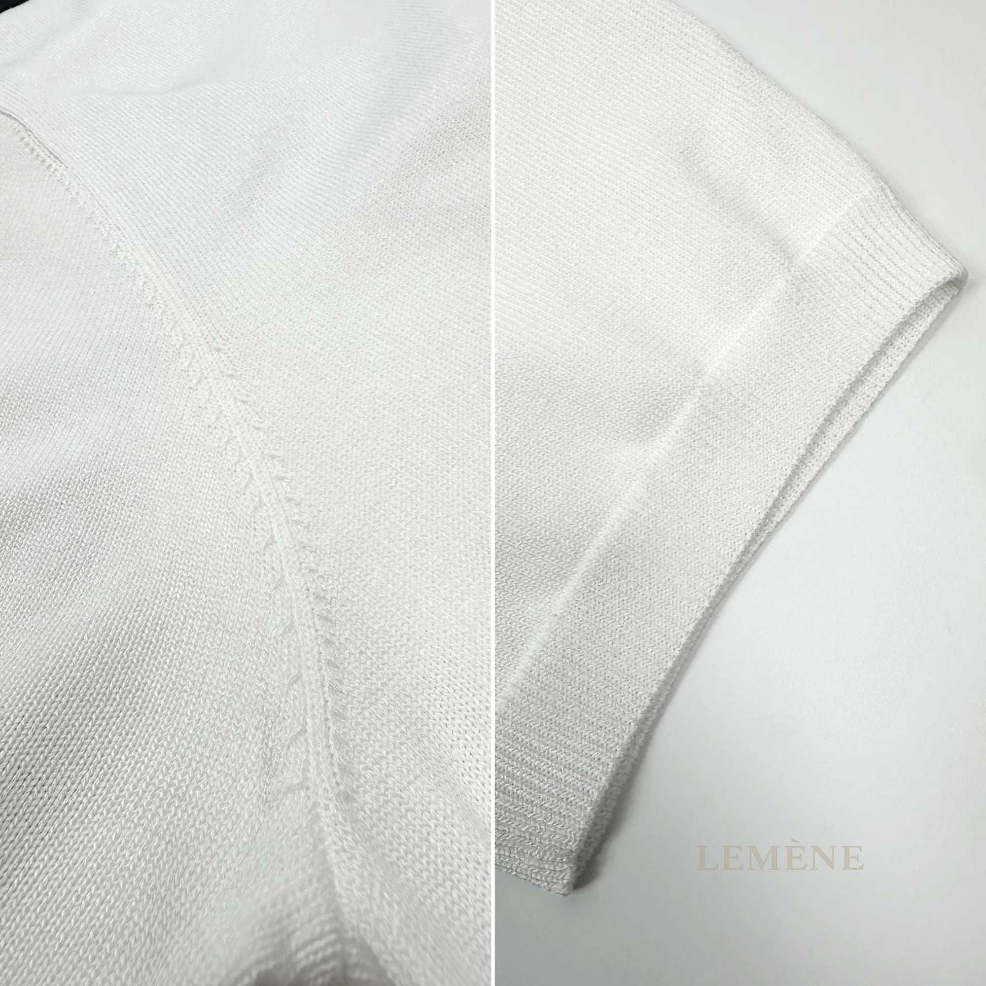 폴로 랄프로렌 피마 반팔 니트 디테일 이미지