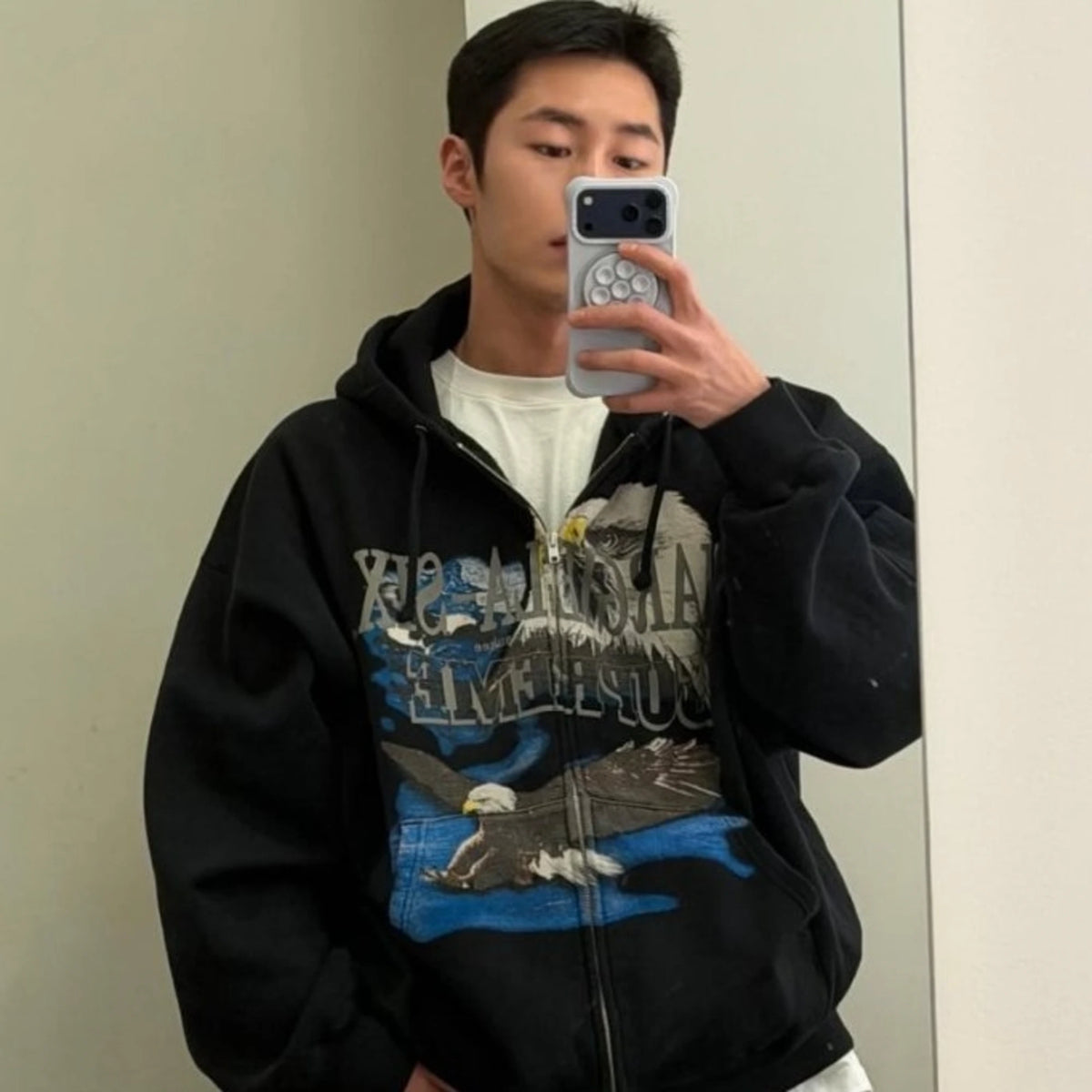 슈프림 X 메종 마르지엘라 후드 집업 SS26W4