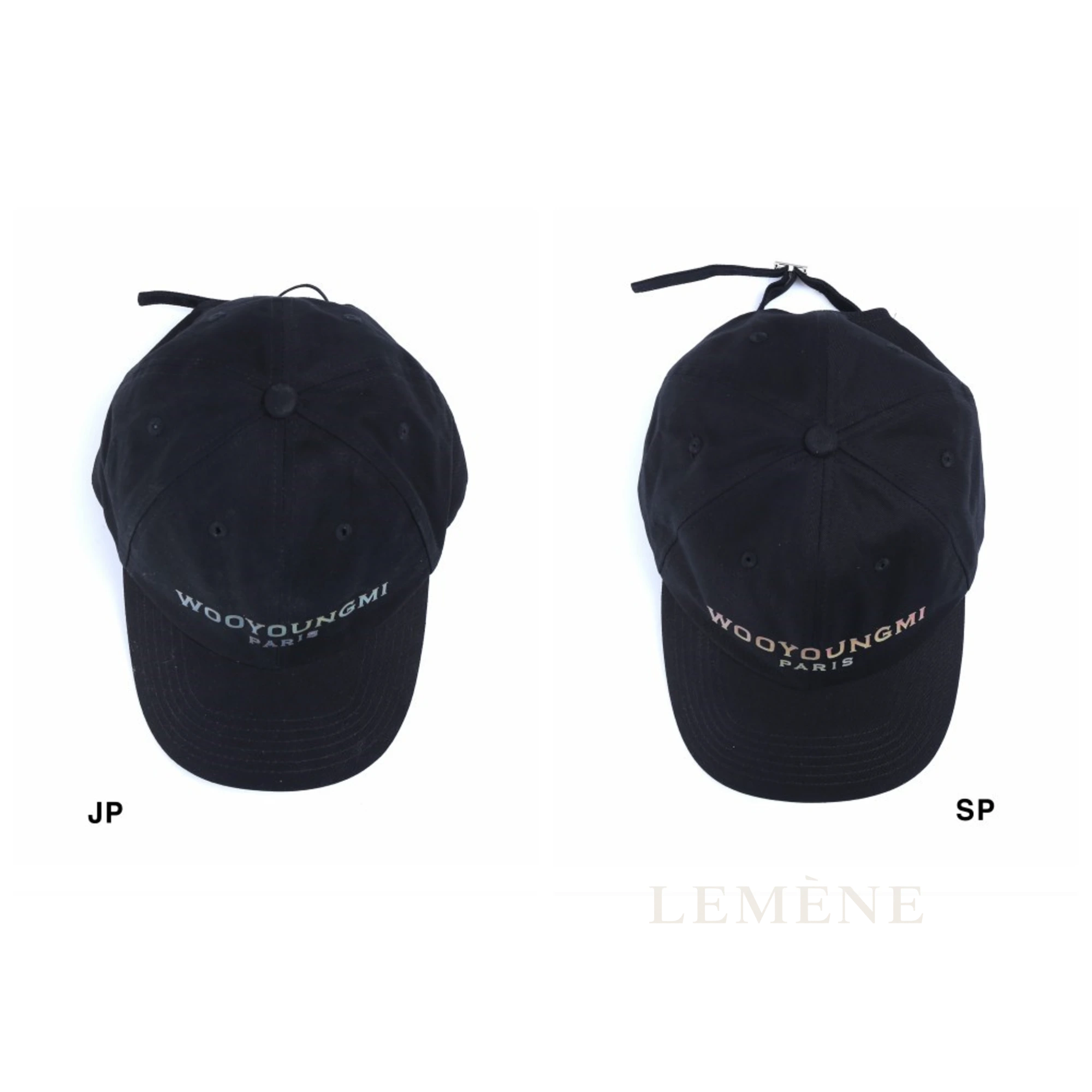 우영미 렌티큘러 엠브로이드 볼 캡 디테일 이미지