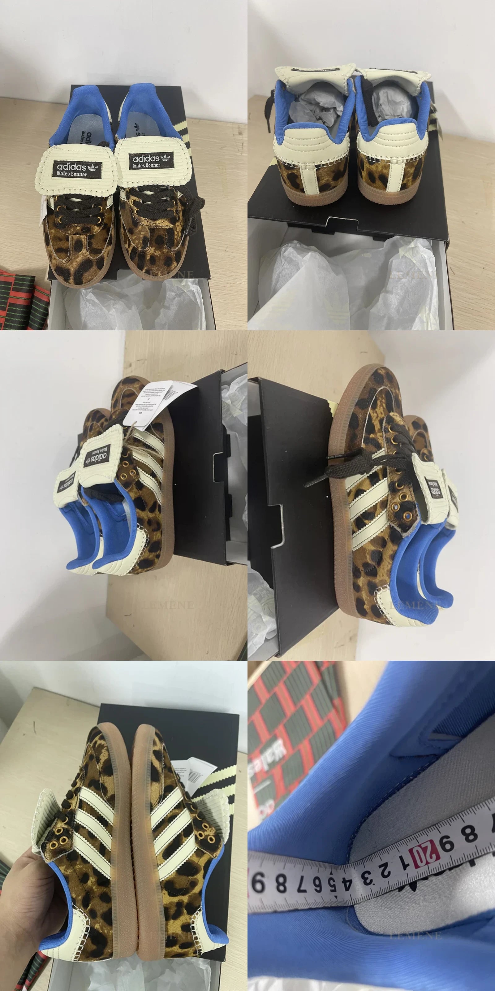 아디다스 x 웨일스 보너 포니 레오 삼바 다크 브라운 크림 화이트