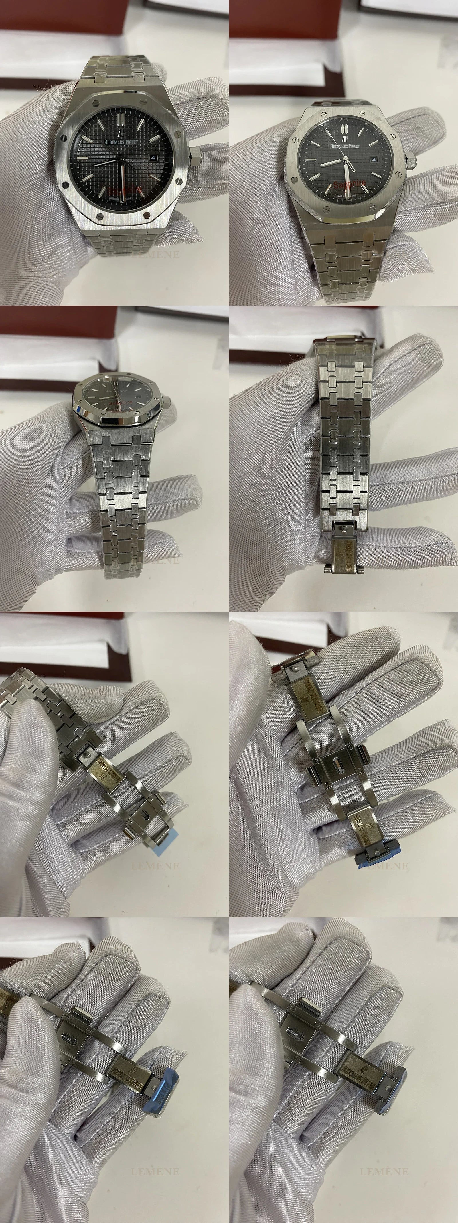 오데마피게 로얄오크 셀프와인딩 15500ST 블랙실버 41mm