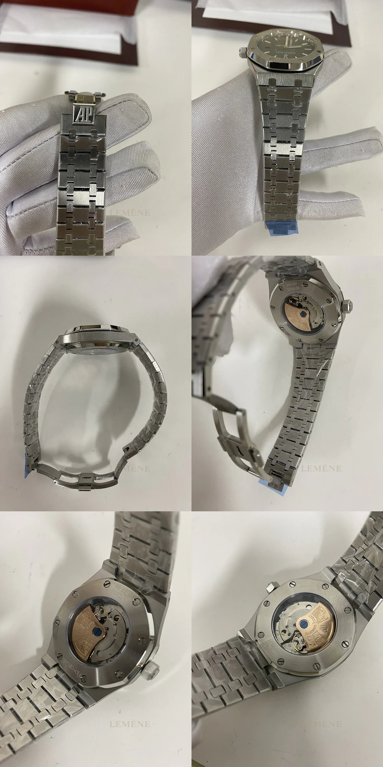 오데마피게 로얄오크 셀프와인딩 15500ST 블랙실버 41mm