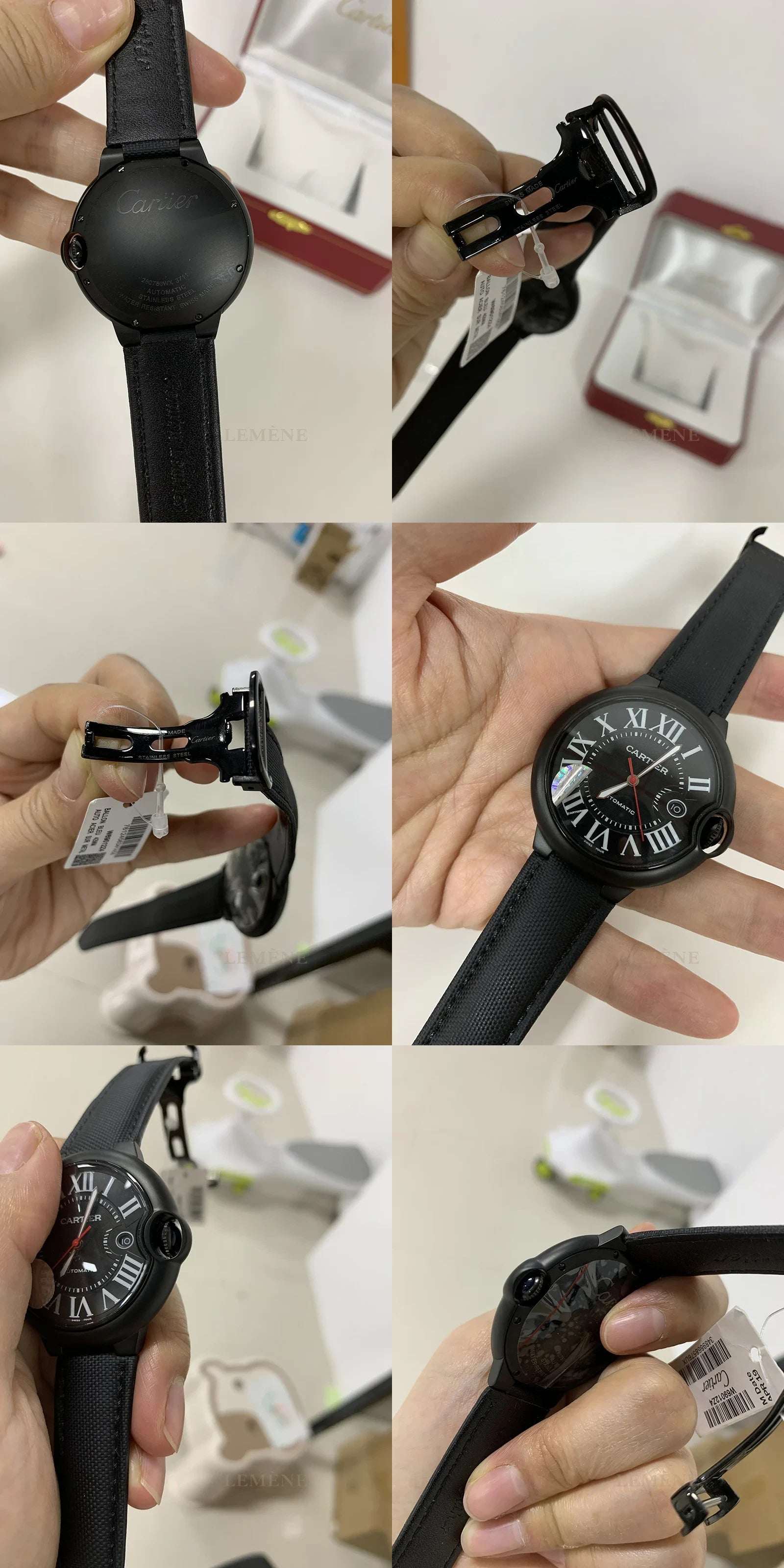 까르띠에 발롱 블루 드 카본 42mm