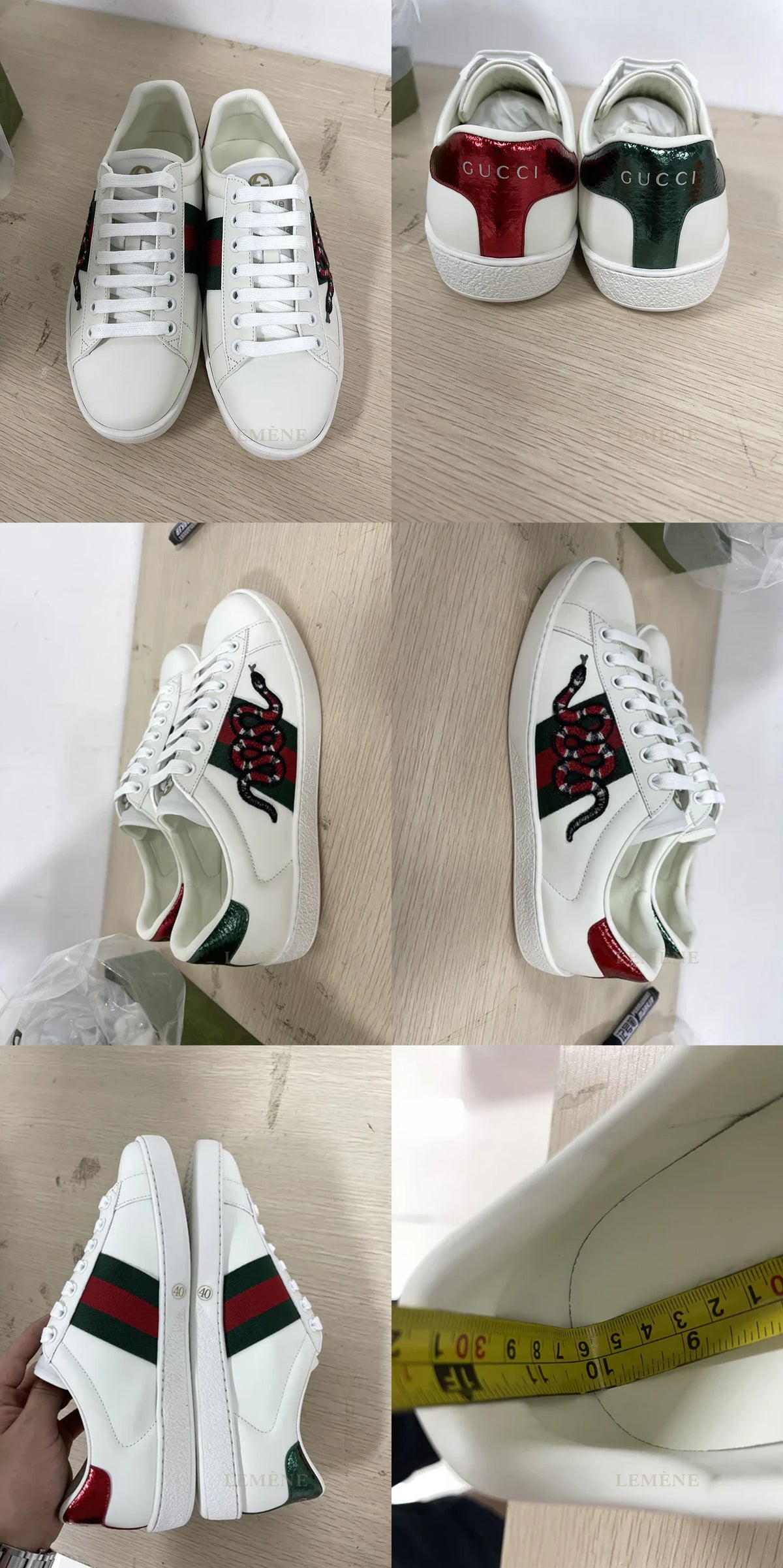구찌 스네이크 에이스 스니커즈
