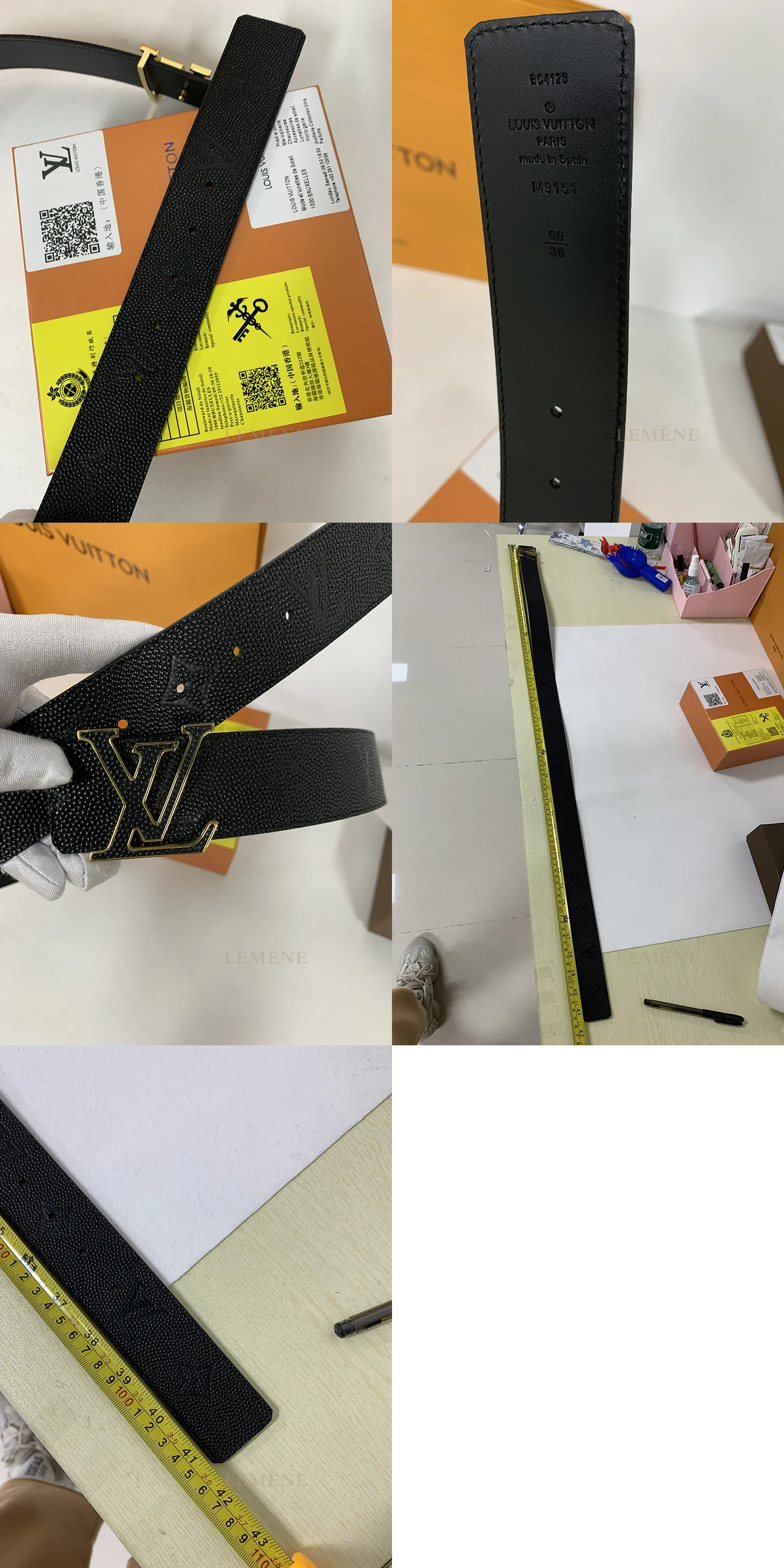 루이비통 이니셜 40MM 리버서블 벨트
