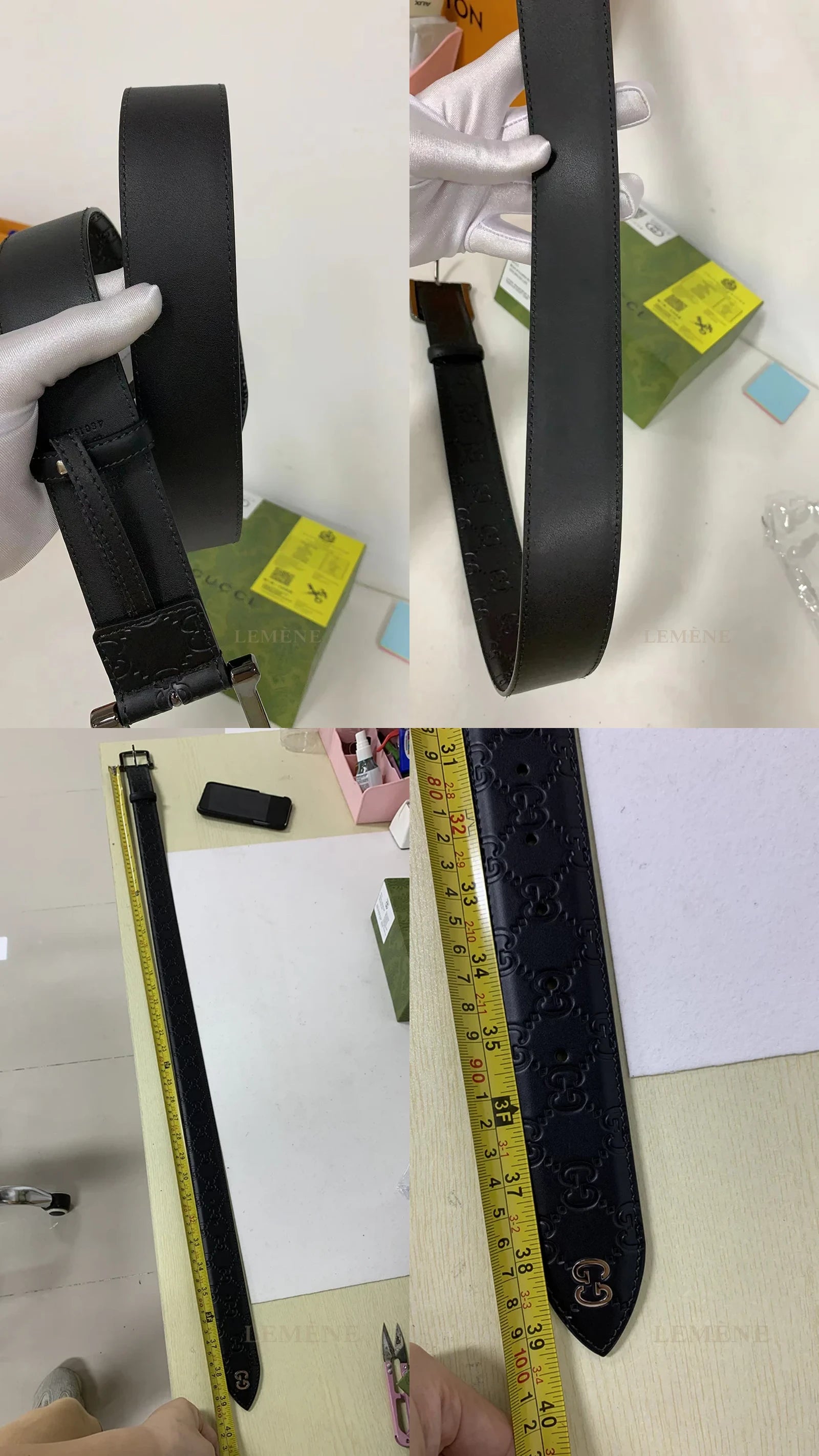 구찌 스퀘어 버클 벨트