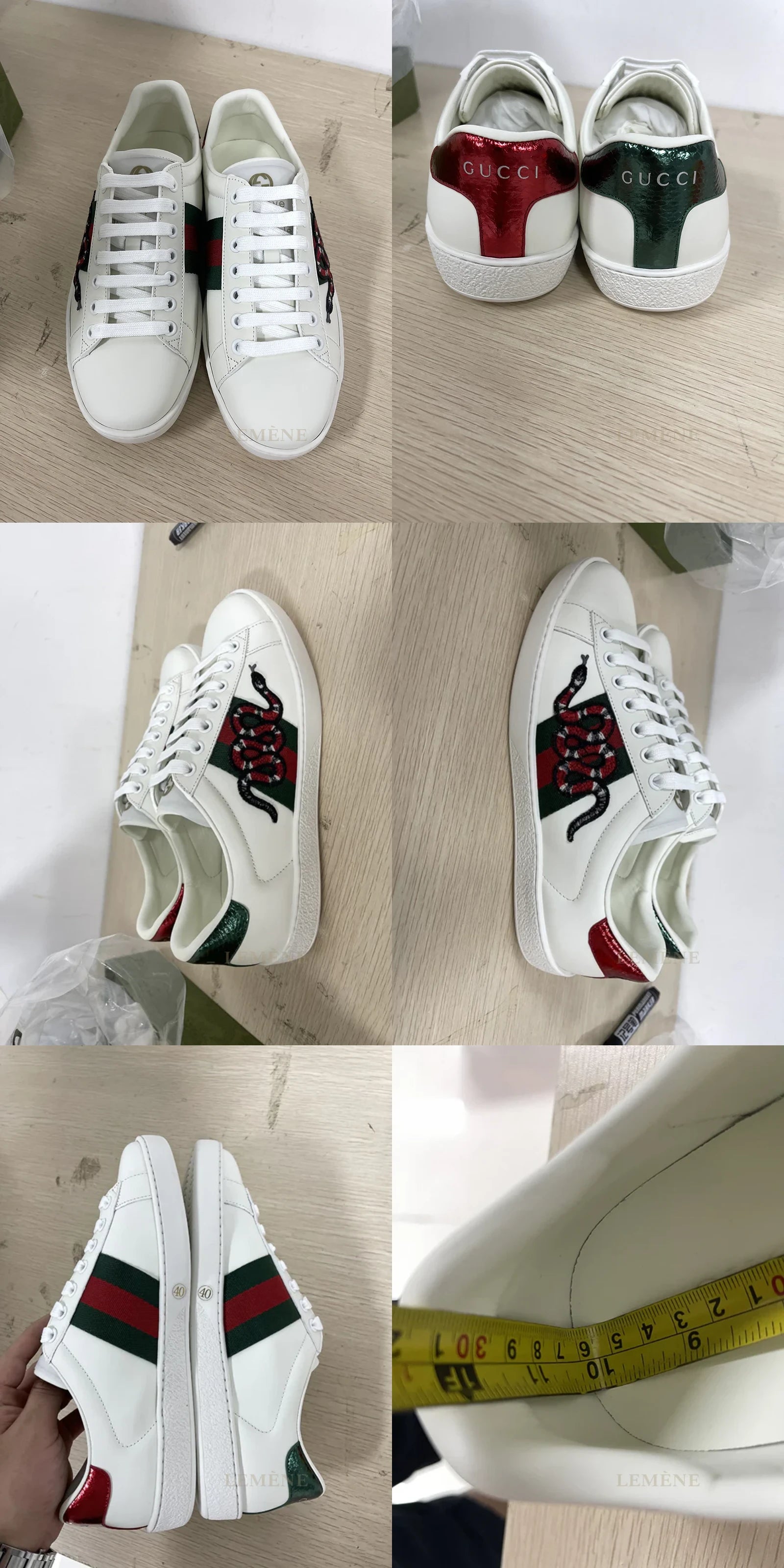 구찌 스네이크 에이스 스니커즈
