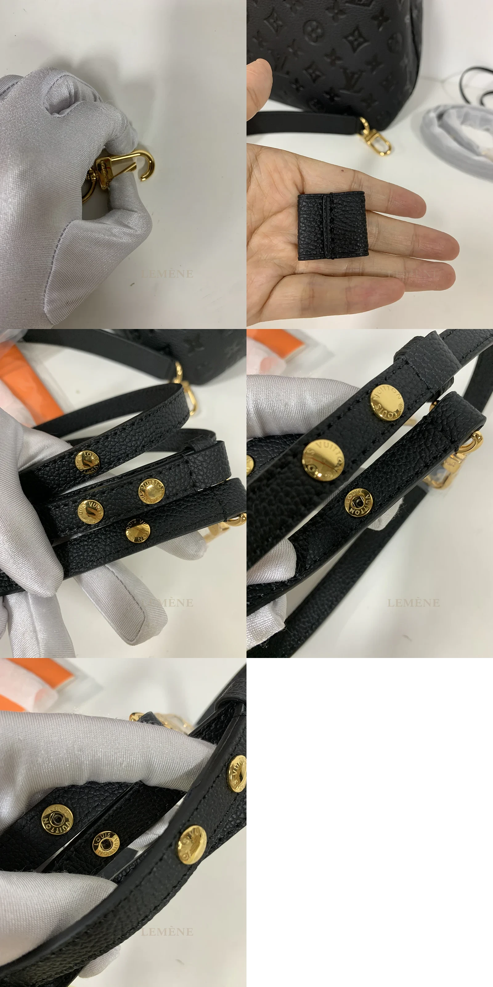 루비이통 네오노에 MM 모노그램 앙프렝뜨 버킷 블랙