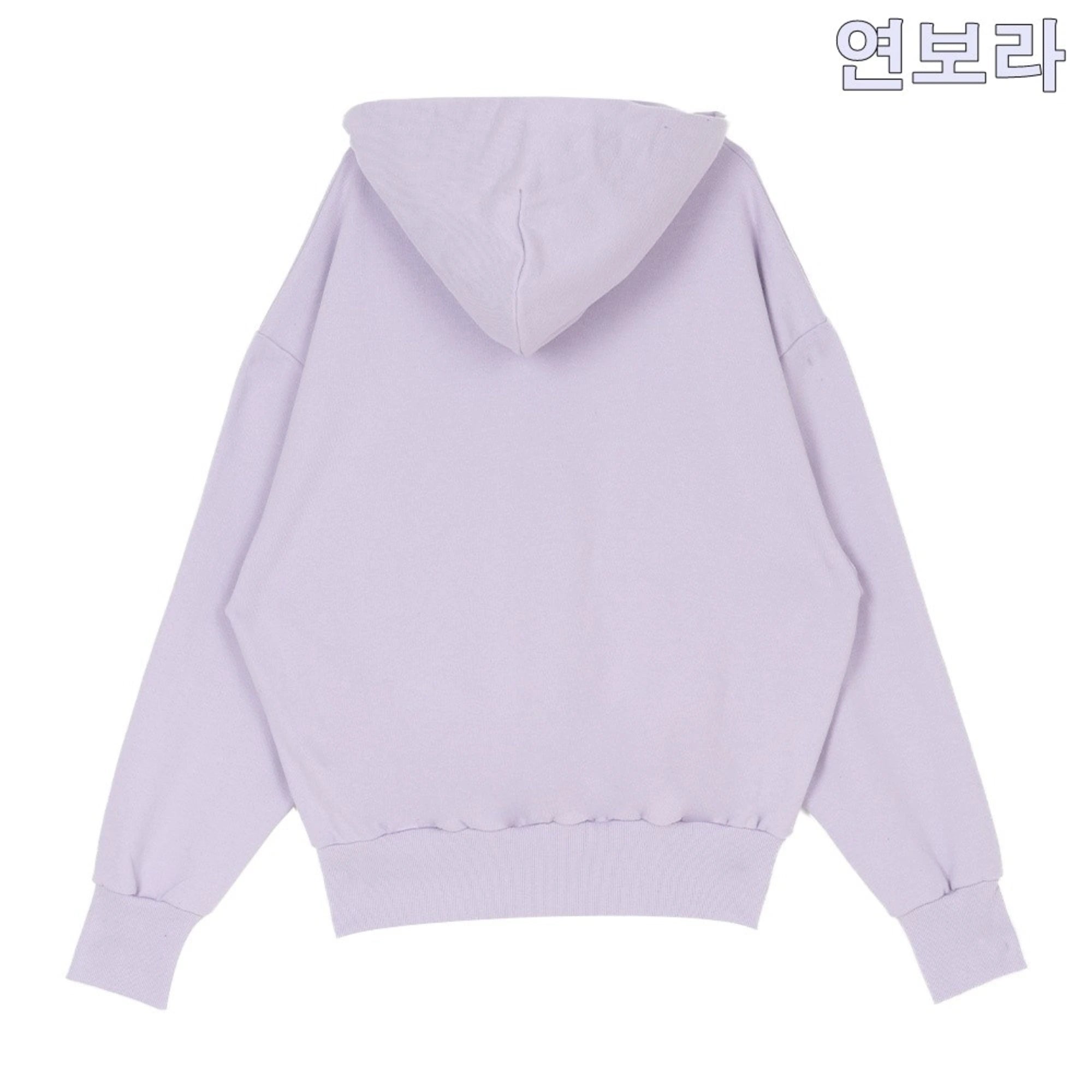 아미 하트로고 자수 후드 티셔츠 디테일 이미지