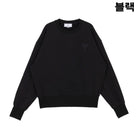 아미 톤온톤 하트 로고 자수 맨투맨 디테일 이미지