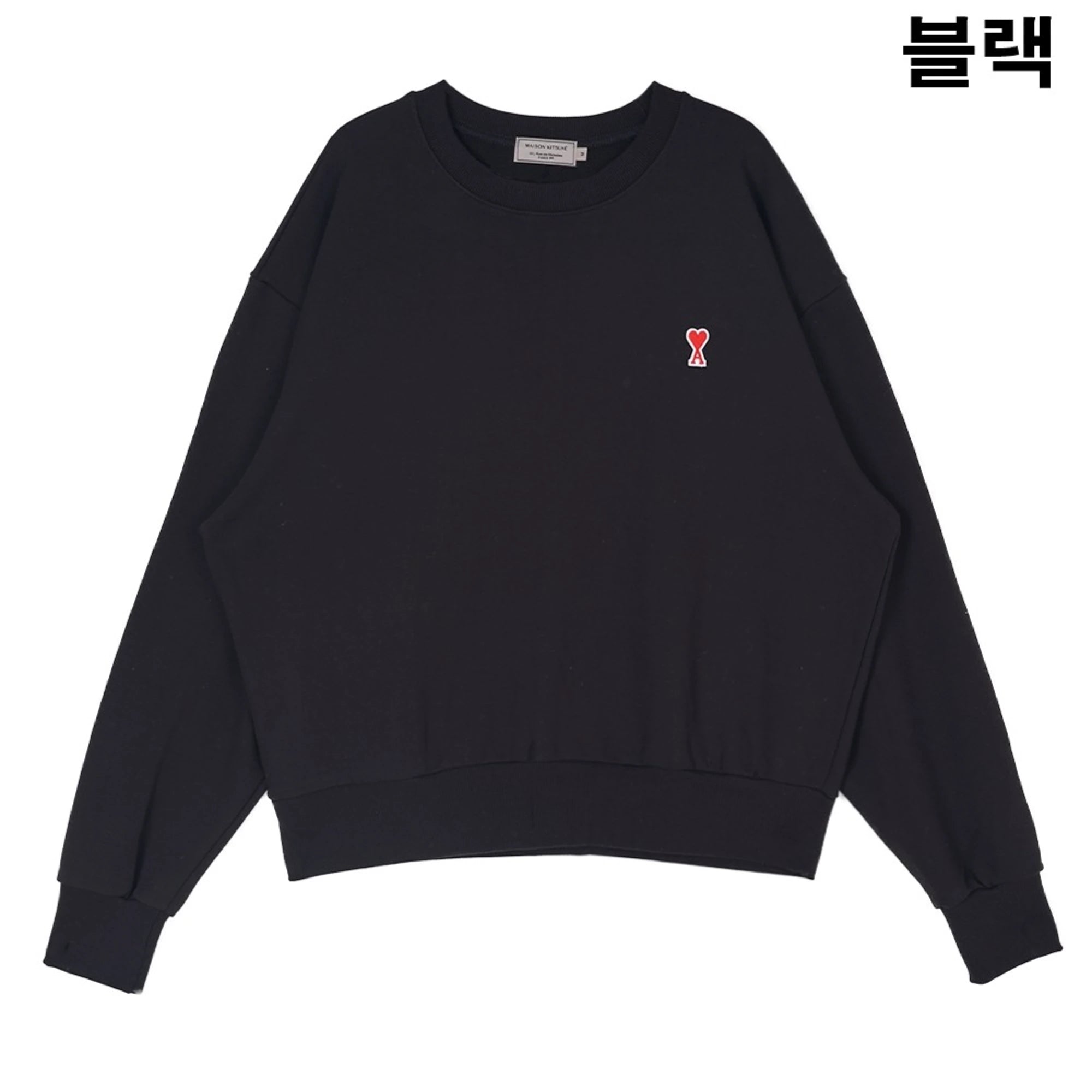 아미 스몰패치 맨투맨 상품 이미지