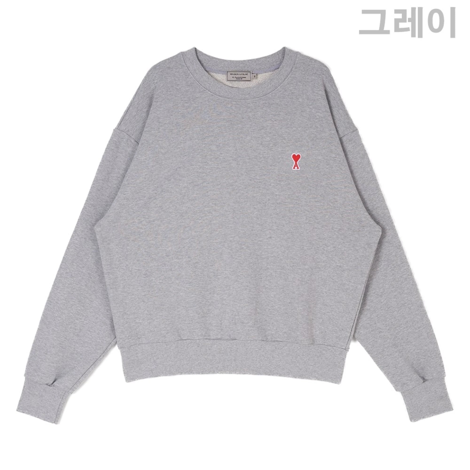 아미 스몰패치 맨투맨 상품 이미지