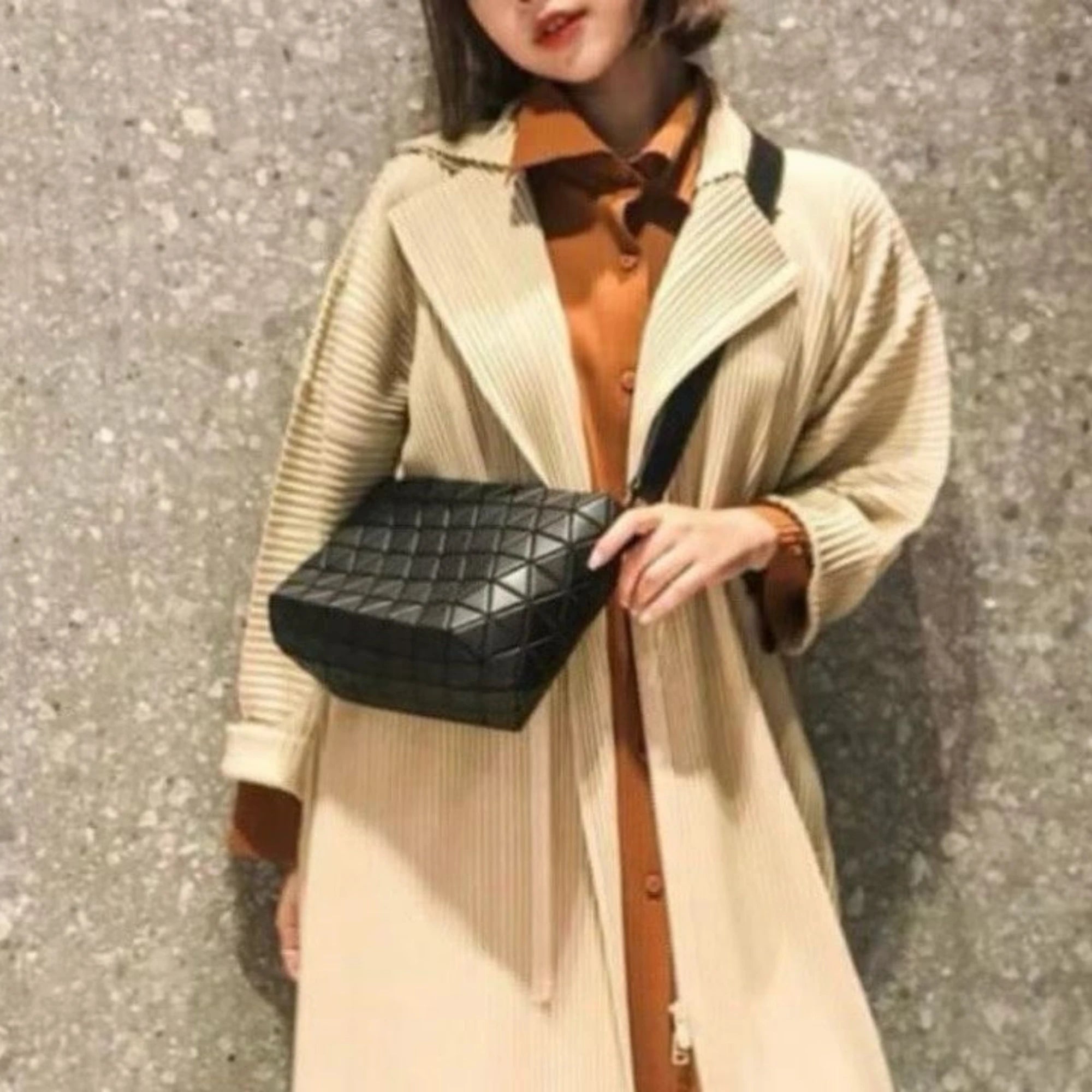 바오바오 크리스탈 숄더백 착용 이미지