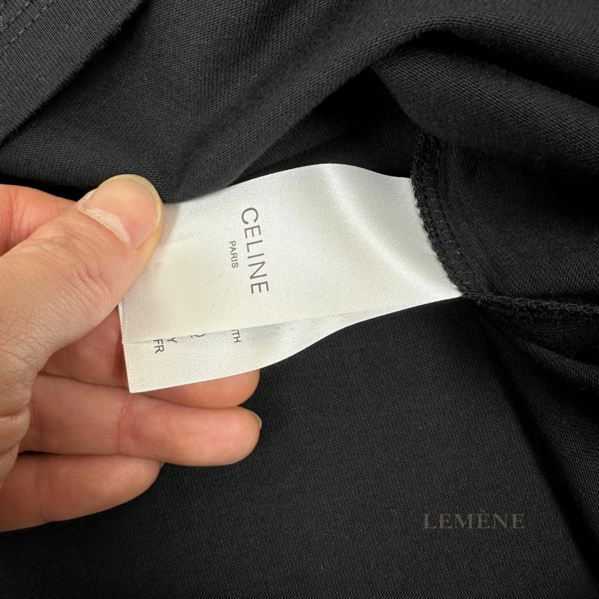 셀린느 데이비드 웨이스 반팔 티셔츠 디테일 이미지