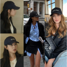 셀린느 로고 베이스볼캡 착용 이미지