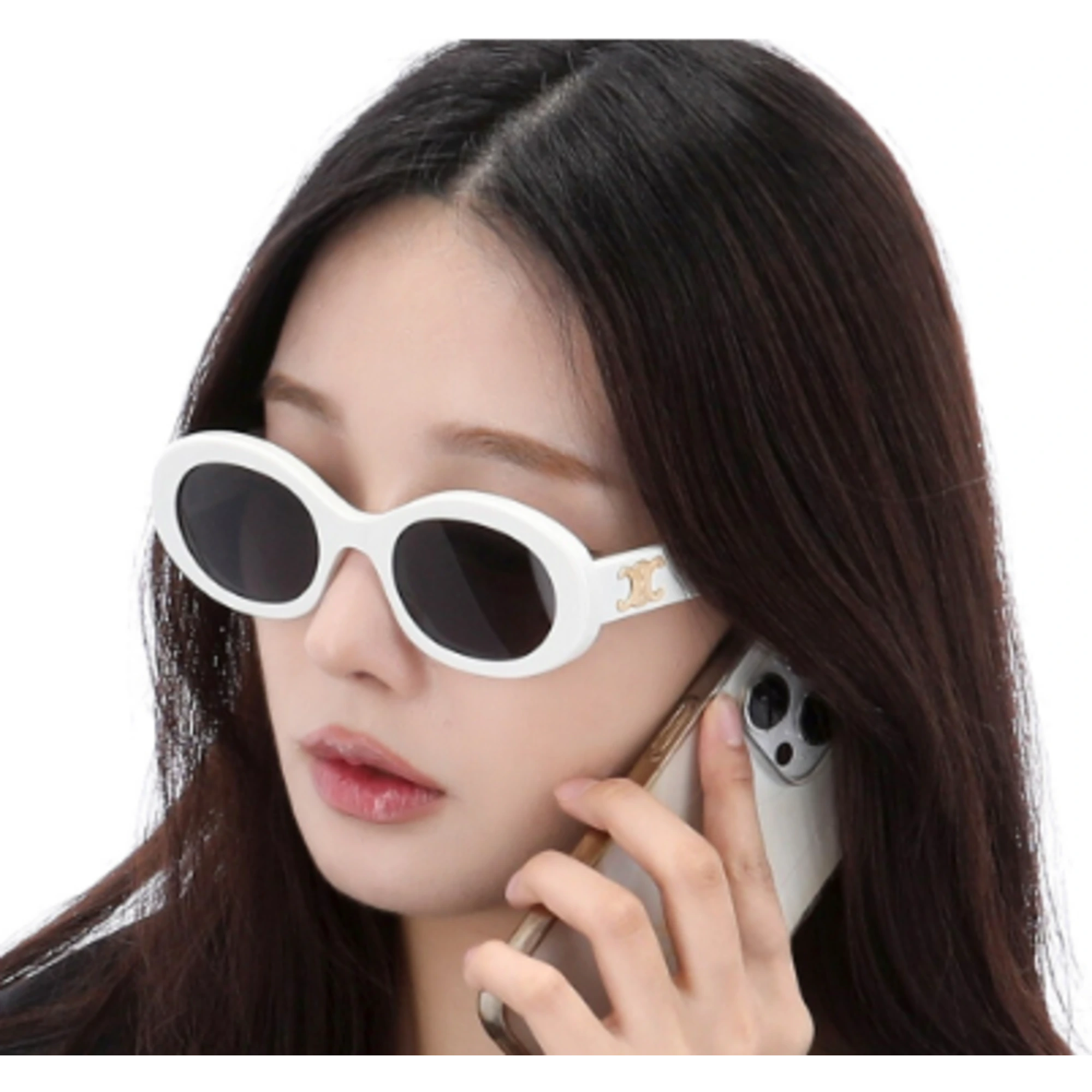 셀린느 트리옹프 01 선글라스 착용 이미지