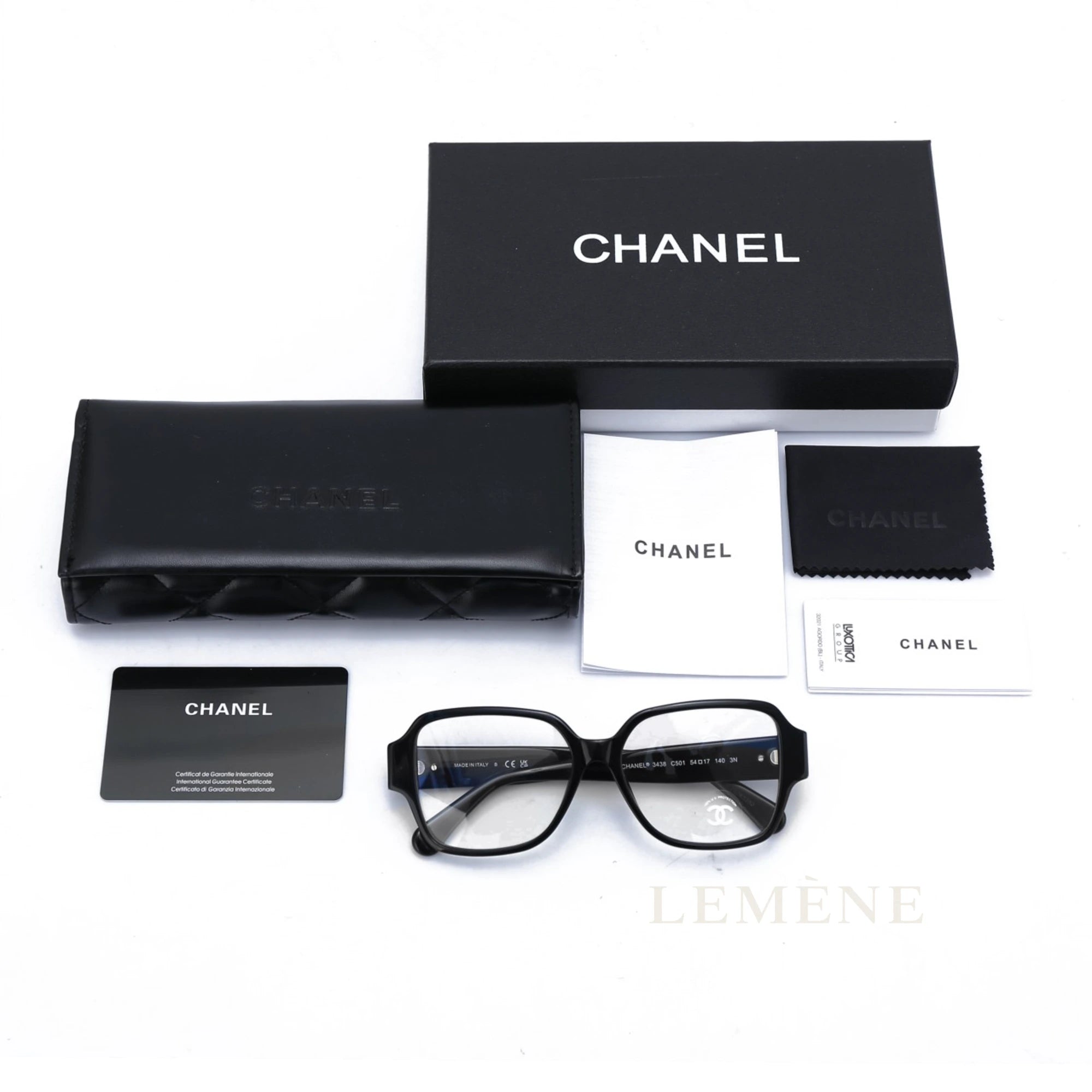 샤넬 CH3438 C501 안경 A71470 디테일 이미지