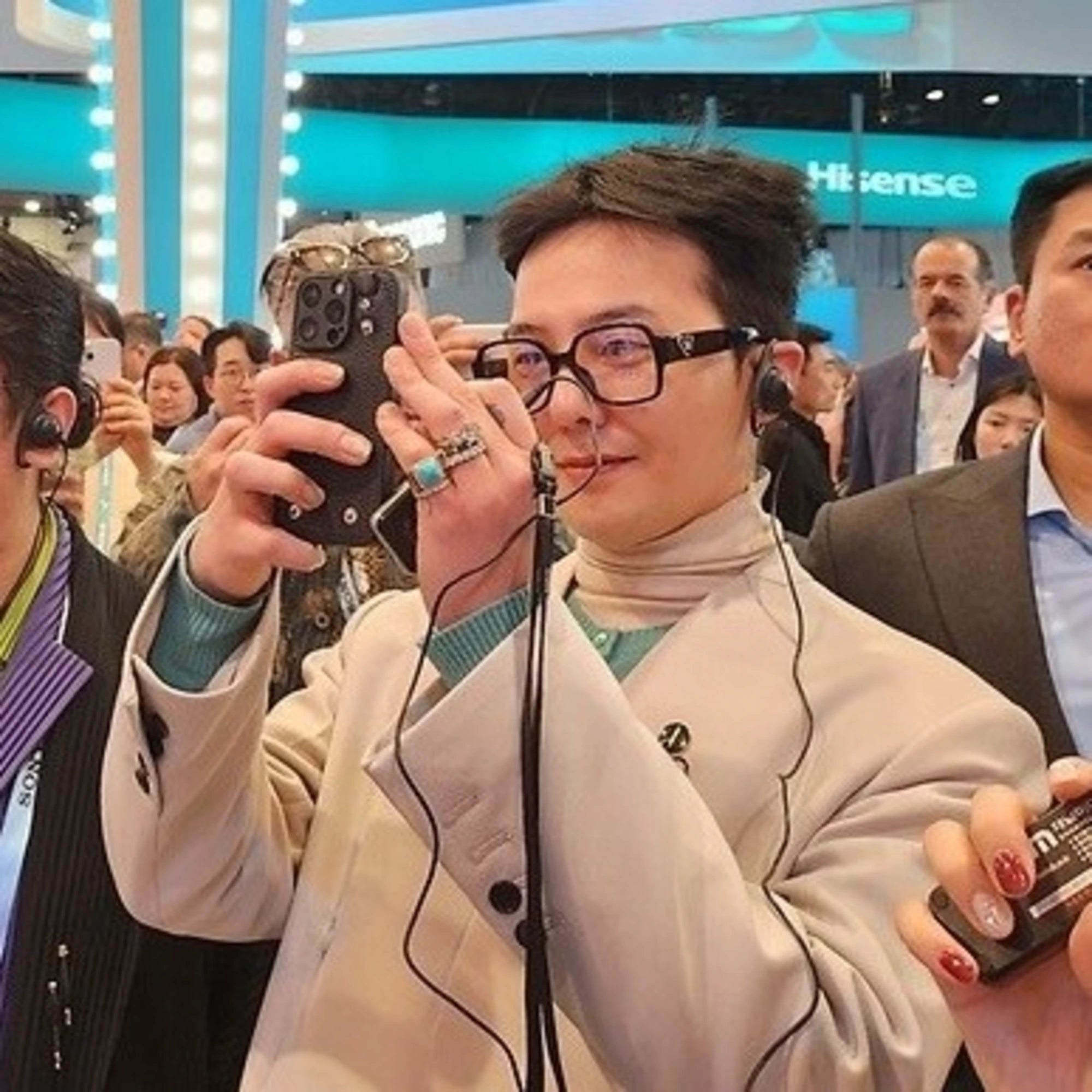 샤넬 CH3438 C501 안경 A71470 착용 이미지
