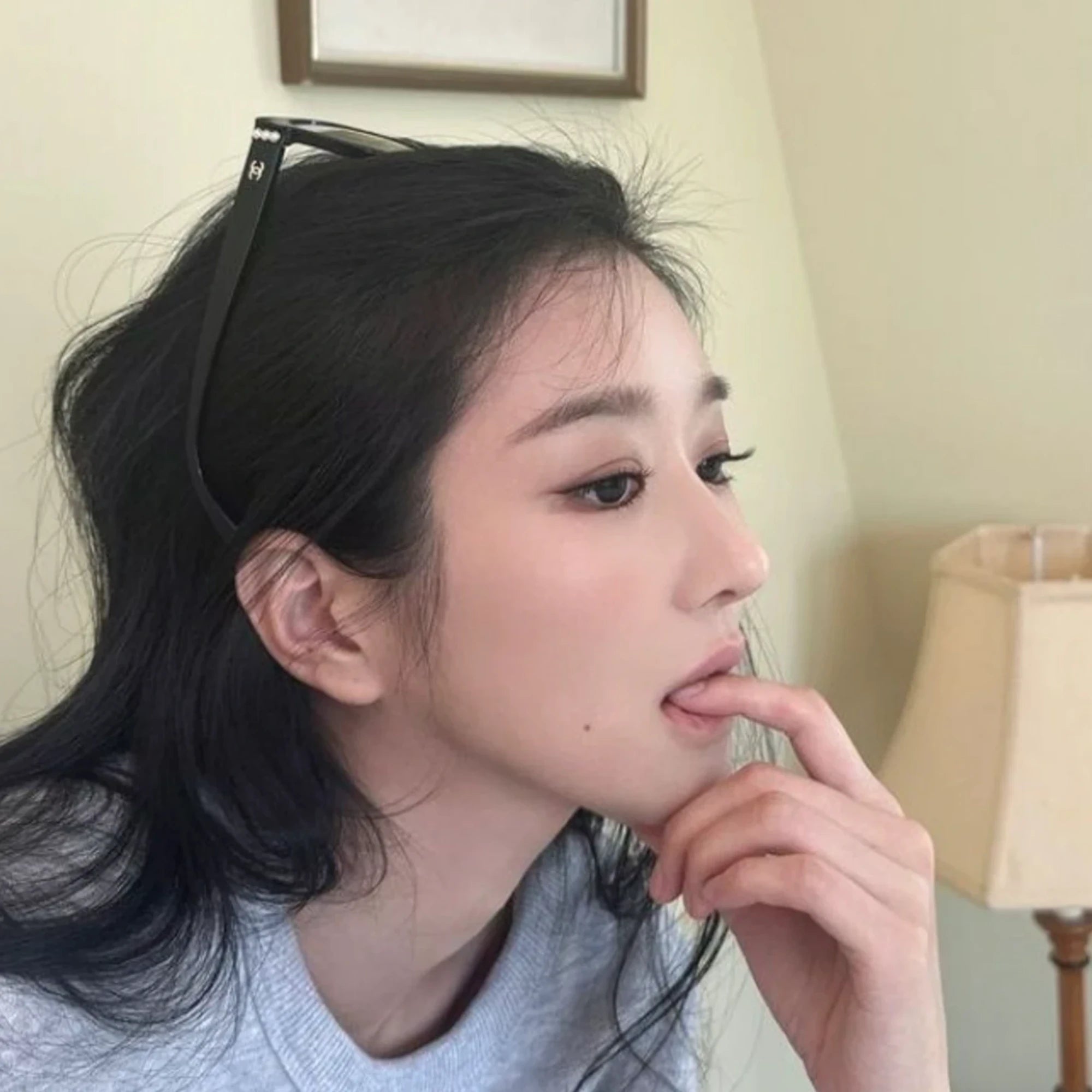 샤넬 CH3440H C622 안경 A75266 착용 이미지