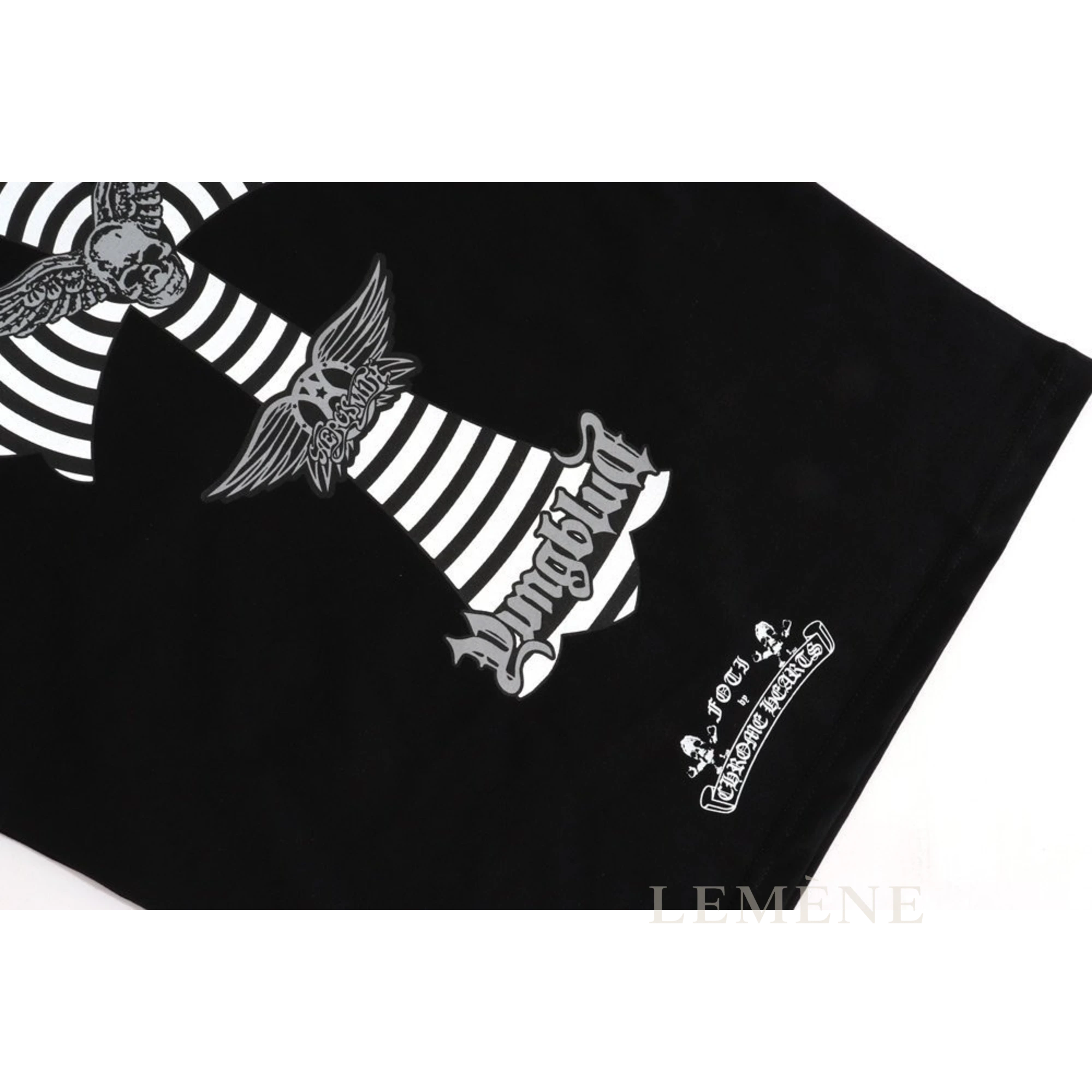 크롬하츠 콜라보 크로스 반팔 티셔츠 디테일 이미지