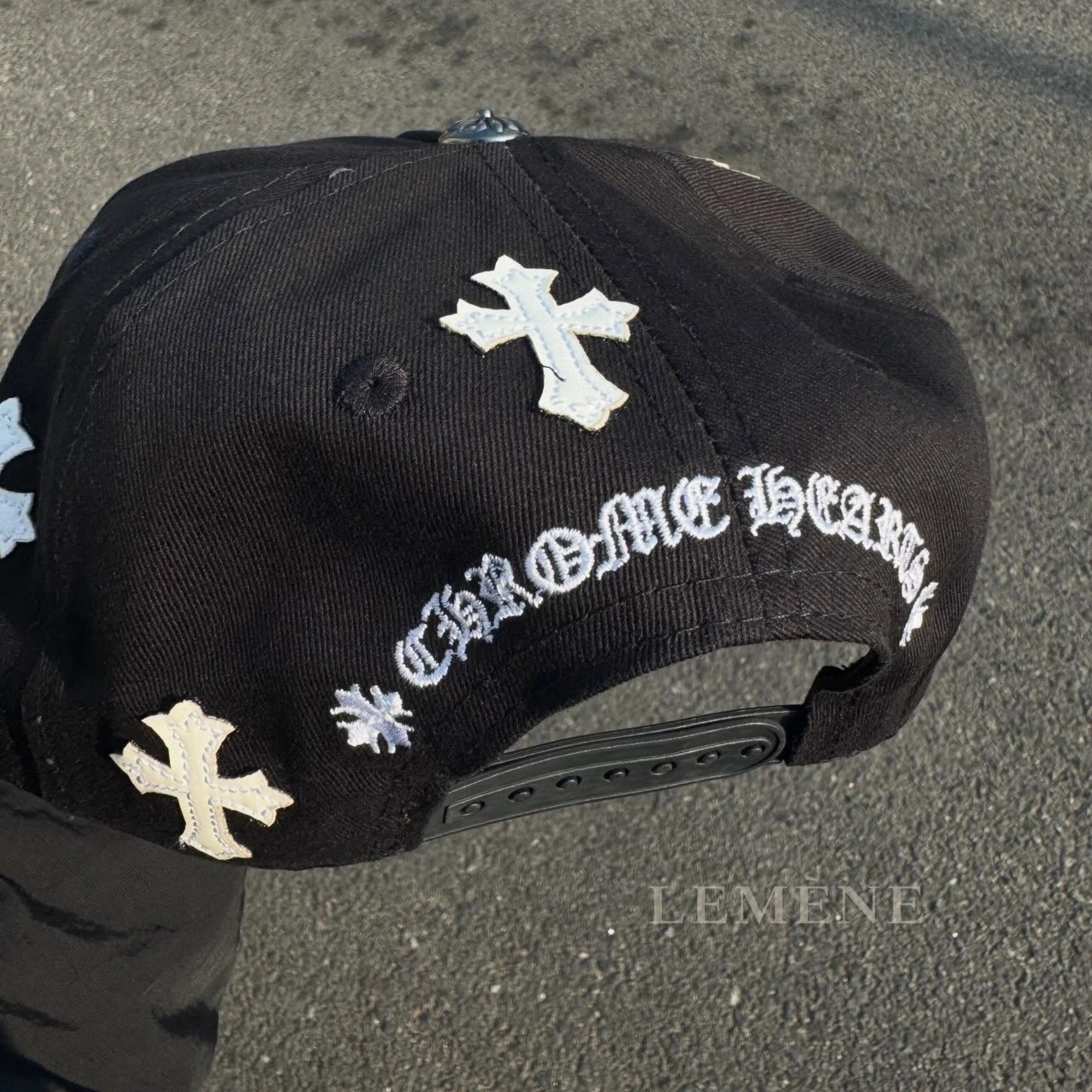 크롬하츠 크로스 패치 볼캡 디테일 이미지