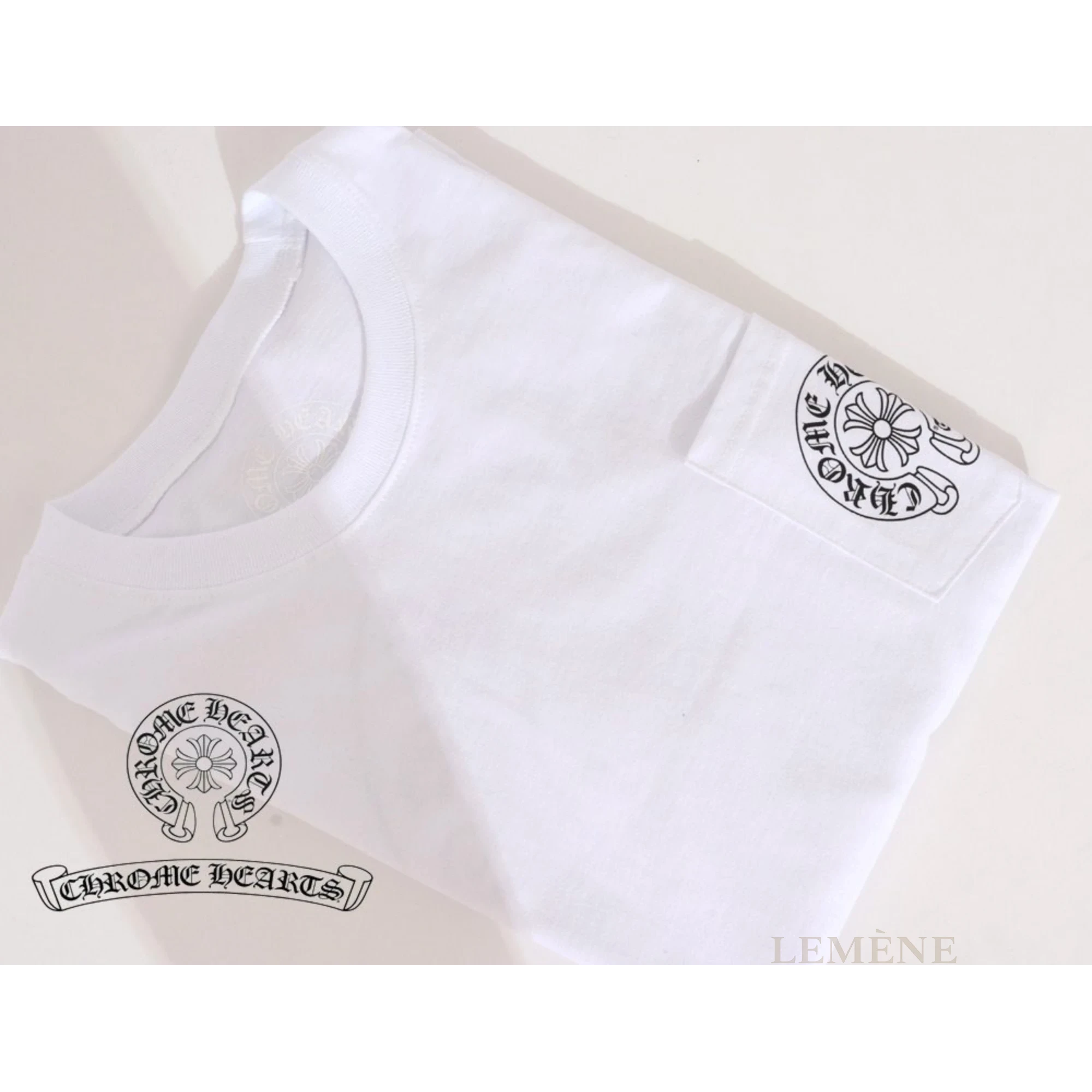크롬하츠 말굽 포켓 반팔 티셔츠 디테일 이미지