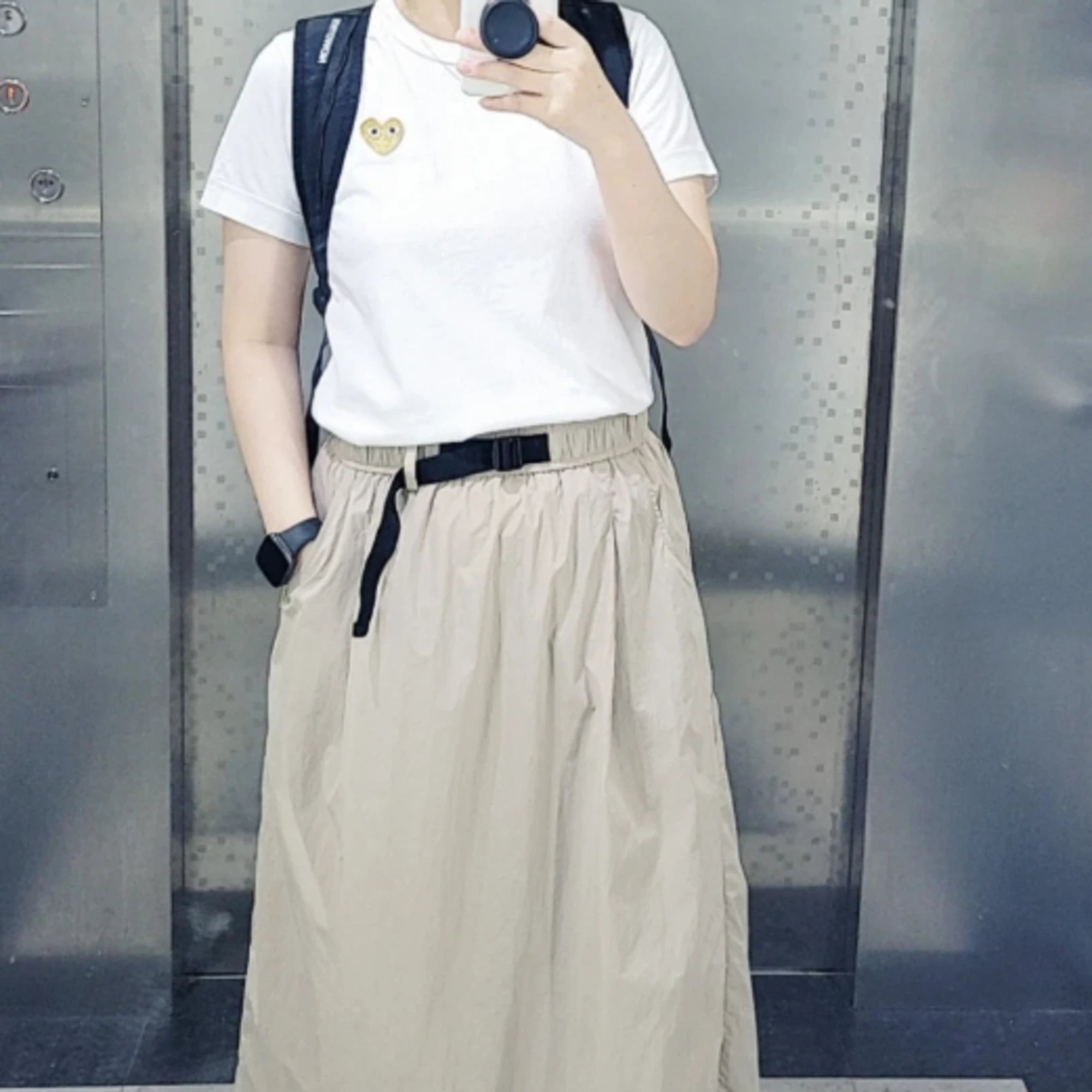 꼼데가르송 와펜 반팔 티셔츠 착용 이미지