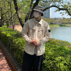 디올 오블리크 버킷햇 착용 이미지
