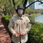 디올 오블리크 버킷햇 착용 이미지