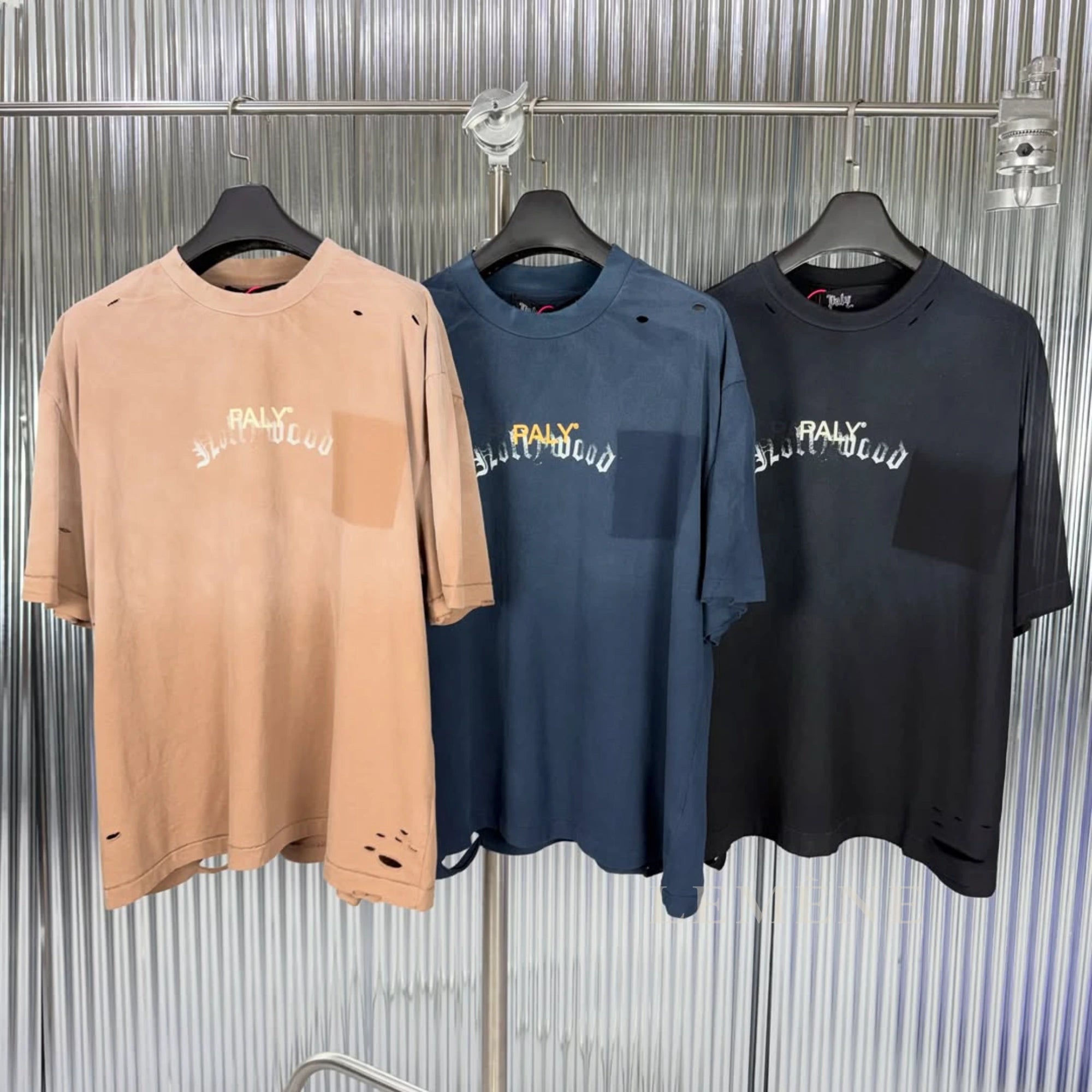 팔리 할리우드 코어 로고 반팔 티셔츠 디테일 이미지