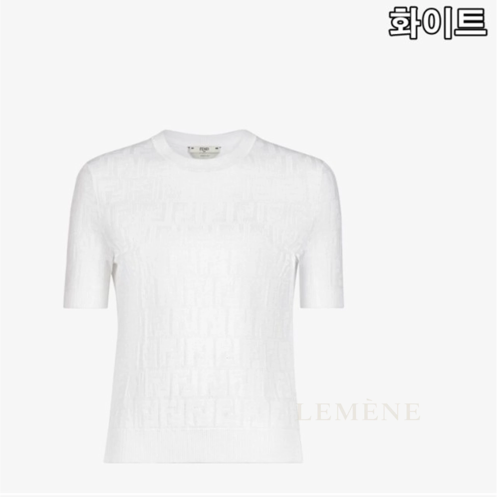 펜디 비스코스 반팔 니트 디테일 이미지
